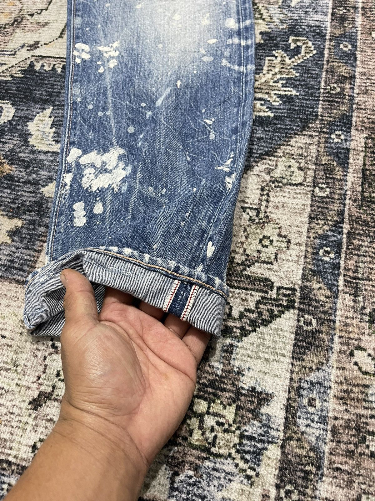 Hysteric Glamour Vintage Hysteric Glamour RNA Selvedge Paint Splash Denim Size US 33 - 6 Thumbnail