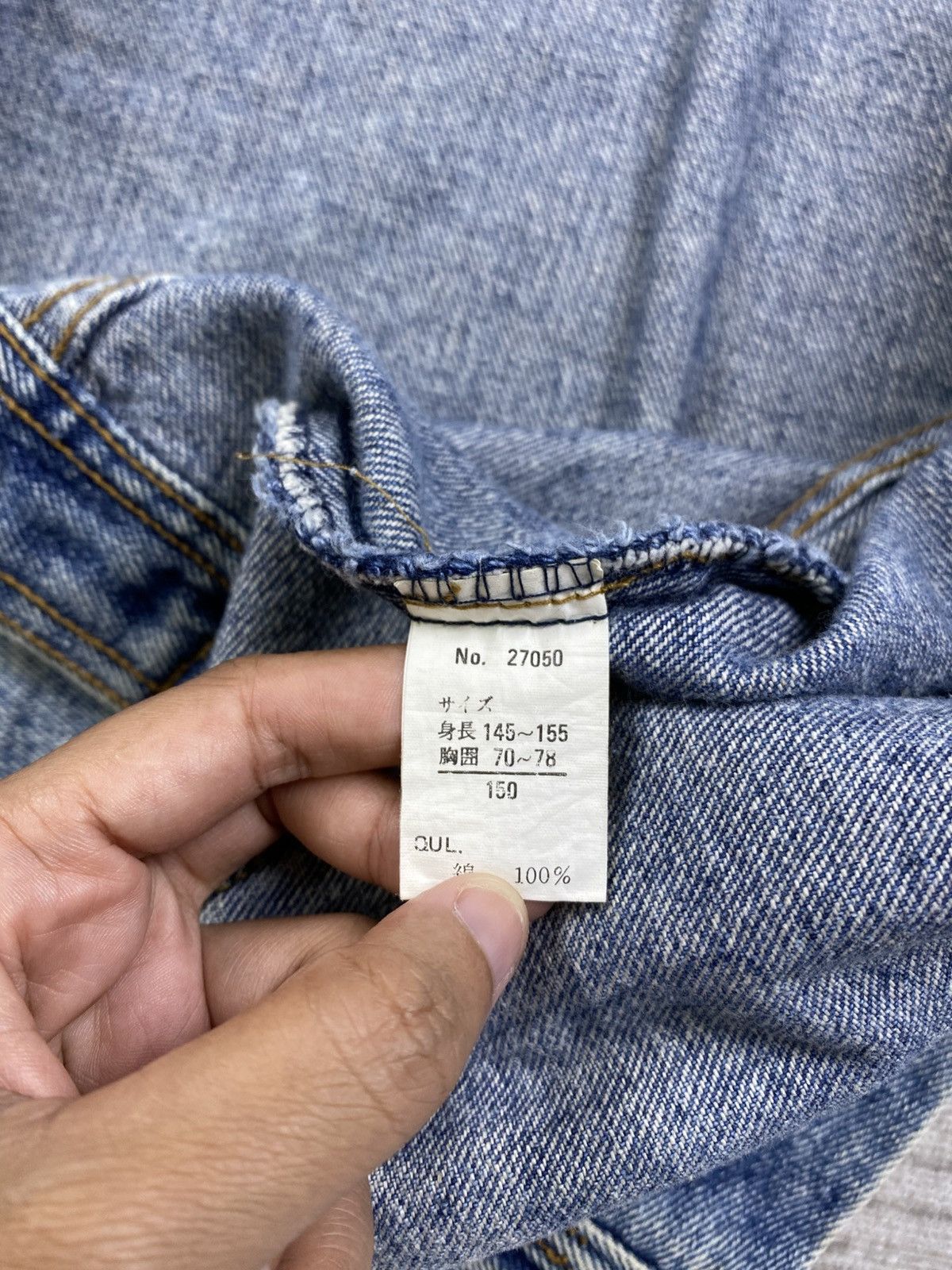 Japanese Brand × Vintage Vintage 90s Marucelossa Acid Wash Denim Jacket Size US M / EU 48-50 / 2 - 13 Thumbnail