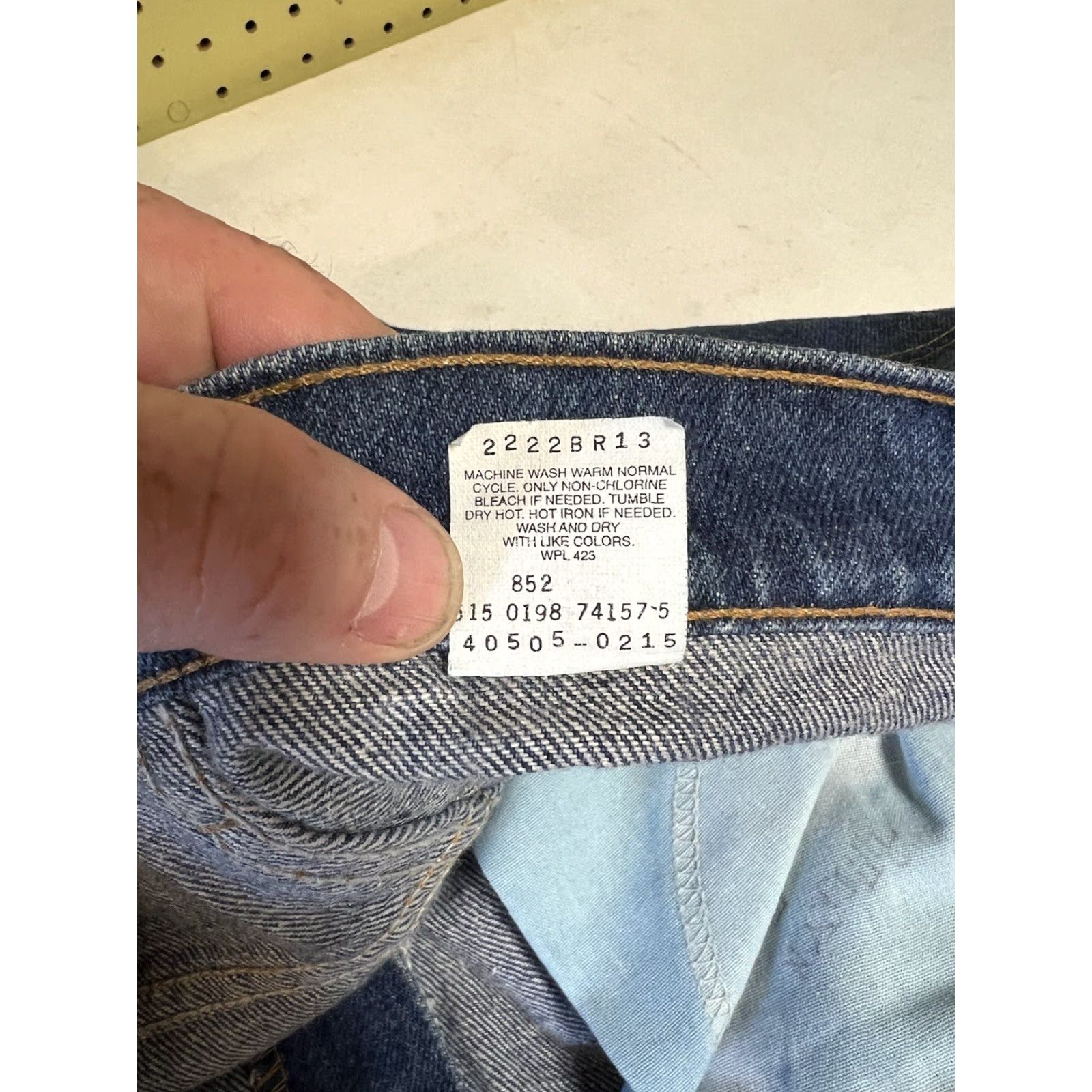 Levi's VINTAGE Levi's 505 Jeans Orange Tab Straight Blue Denim 36x30 Mens 90s USA Size US 36 / EU 52 - 4 Thumbnail