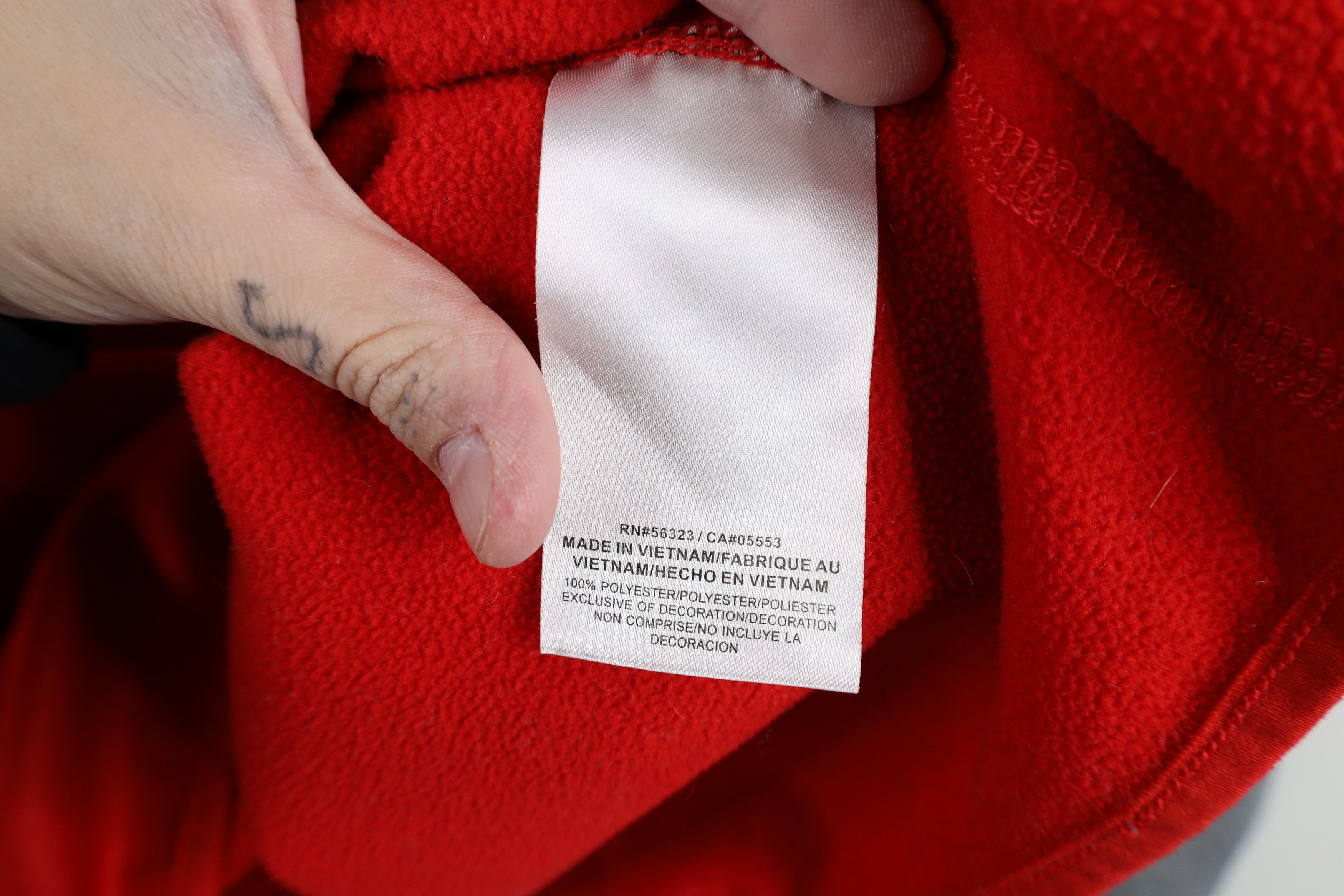 Nike × Vintage Nike Therma Fit Spell Out Ohio State University Hoodie Red Size US XXL / EU 58 / 5 - 11 Thumbnail