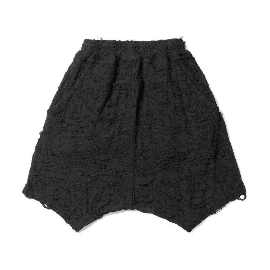 Julius Julius 7 Dark Heavy Distressed Cotton Shorts 2/3 Size US 32 / EU 48 - 4 Thumbnail