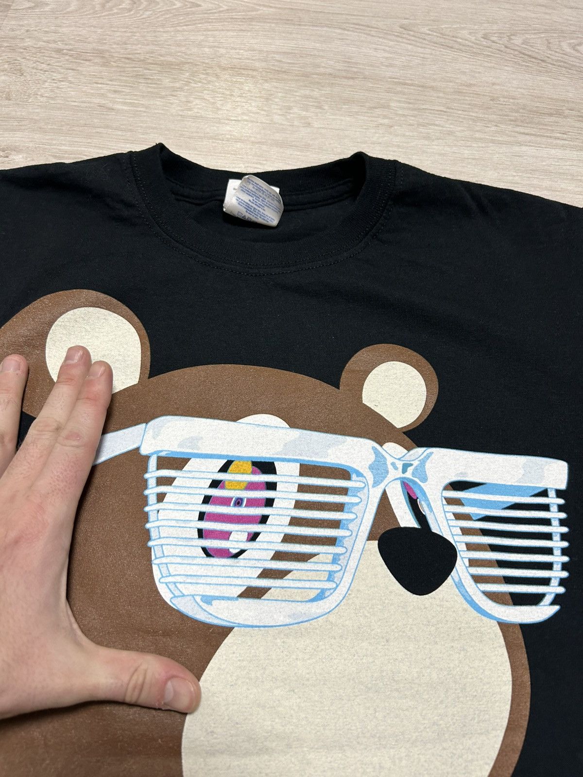 Kanye West Vintage Kanye West Bear big logo x Takashi Murakami 2008 Size US S / EU 44-46 / 1 - 10 Thumbnail