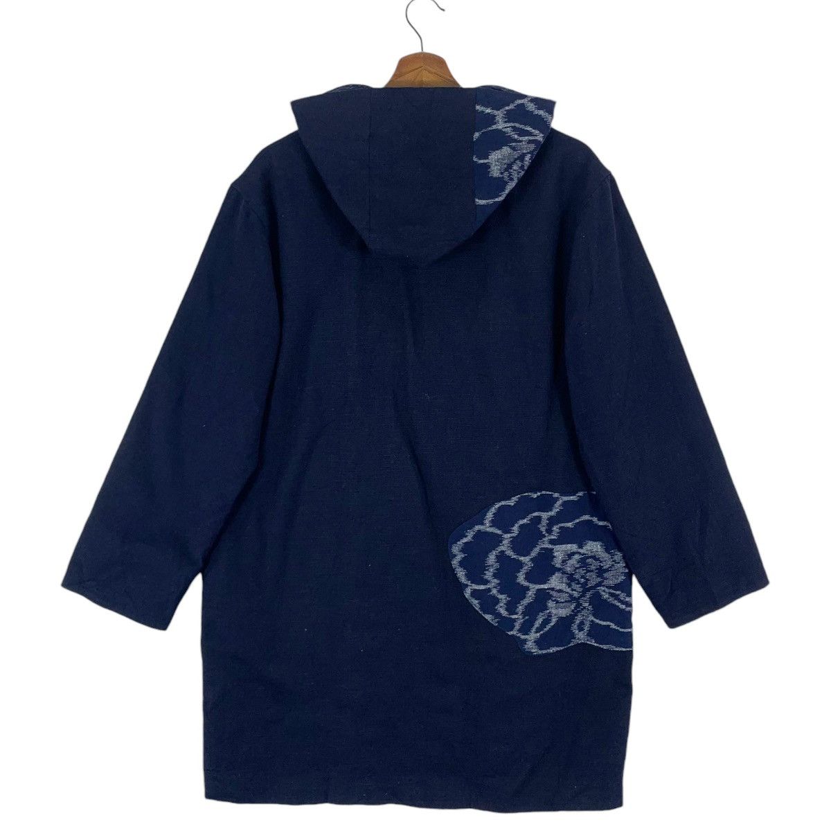 Blue Blue Japan × Indigo × Japanese Brand VINTAGE INDIGO BLUE SASSIKO BORO HOODIE JAPANESE BRAND Size US M / EU 48-50 / 2 - 7 Thumbnail