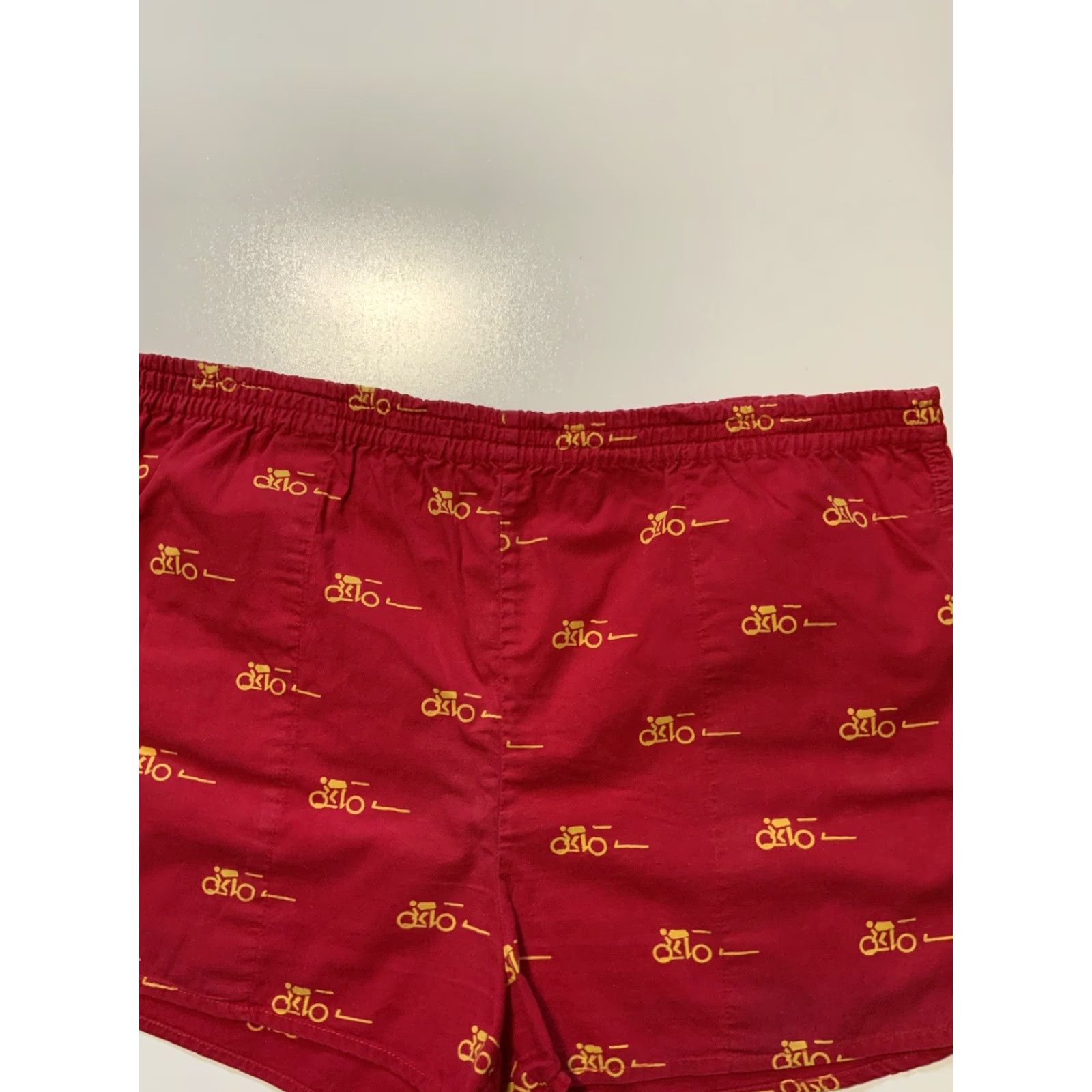 Vintage VINTAGE 80s Boscali Sport Cycling Bike Red AOP Cotton Swim Trunk Shorts M Mens? Size US 31 - 5 Thumbnail