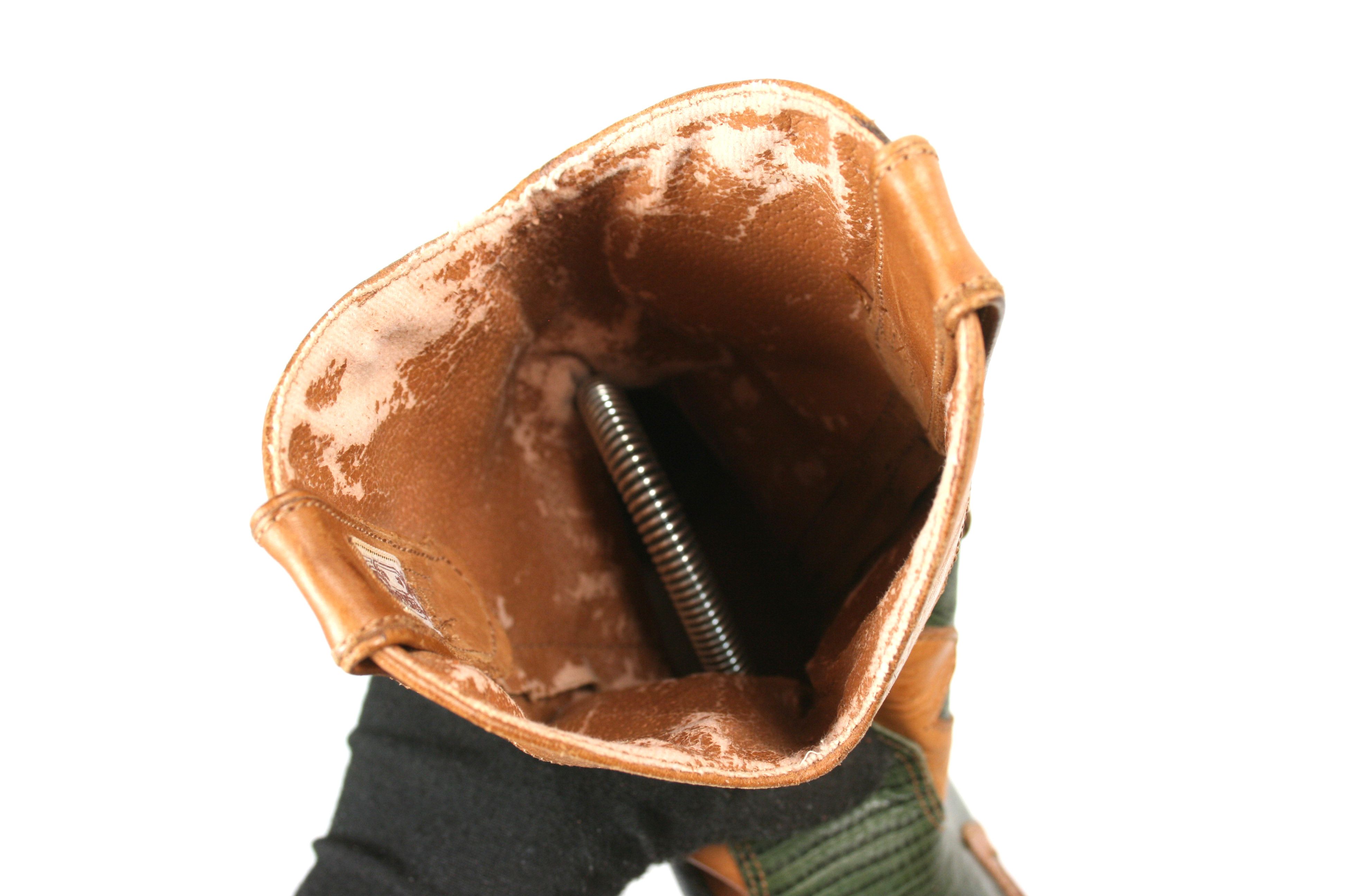 Cowboy Equipment Circle S Leather Cowboy Boots Made in Brazil Size US 7.5 / IT 37.5 - 13 Thumbnail