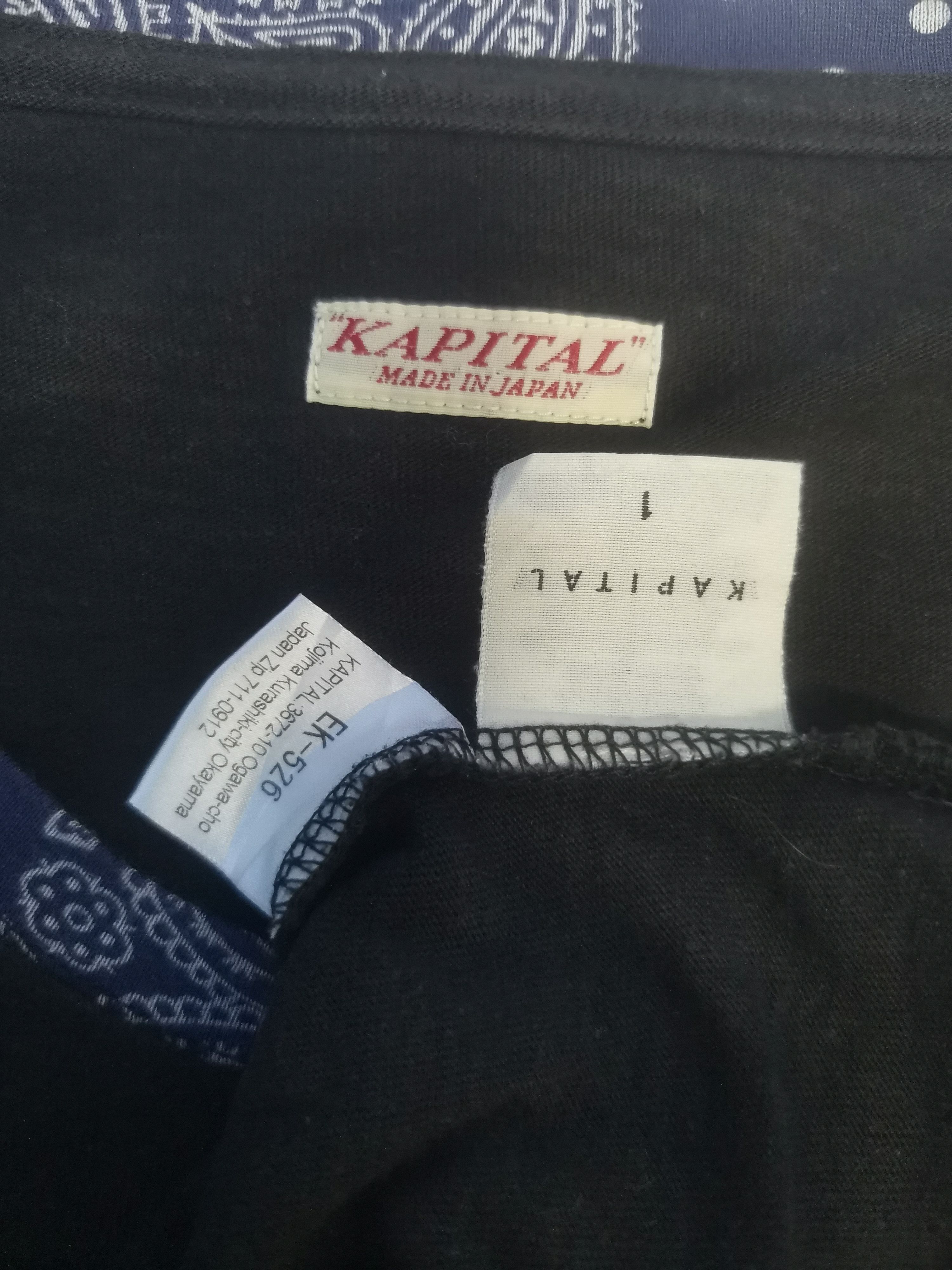 Japanese Brand Kapital Japan Designer Patchwork Long Sleeve Navajo Size US S / EU 44-46 / 1 - 5 Thumbnail