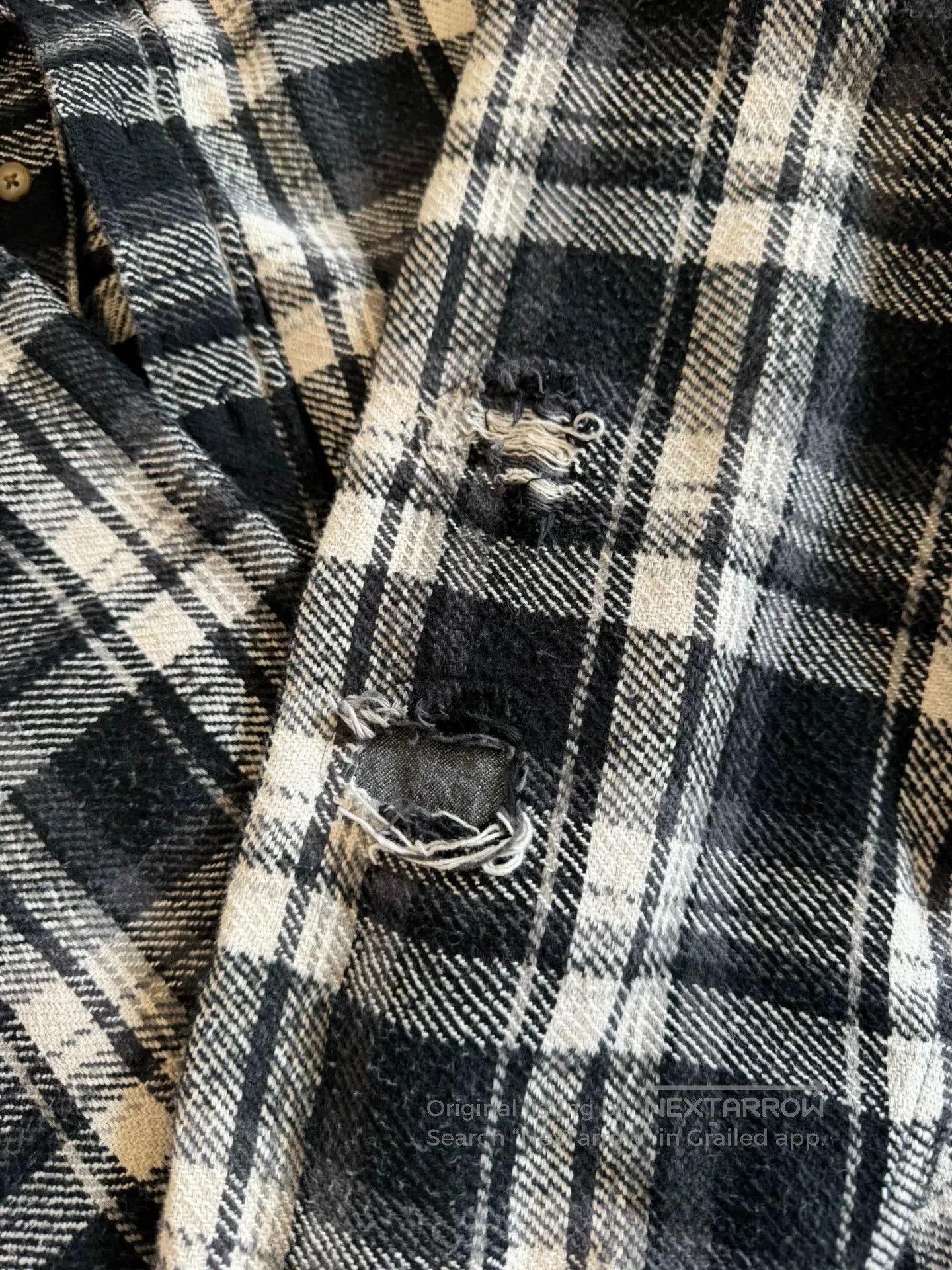Madness Madness 24FW Black White Plaid Shirt. Size US S / EU 44-46 / 1 - 8 Thumbnail