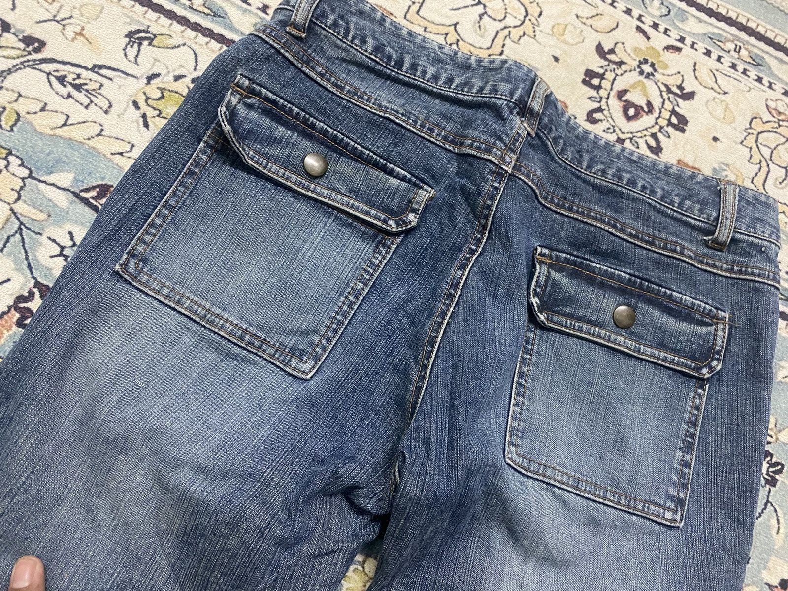 Alpha Industries × Designer × Japanese Brand 🔥 FLARED x A/C DESIGN x ALPHA CUBIC Size 29" - 6 Thumbnail