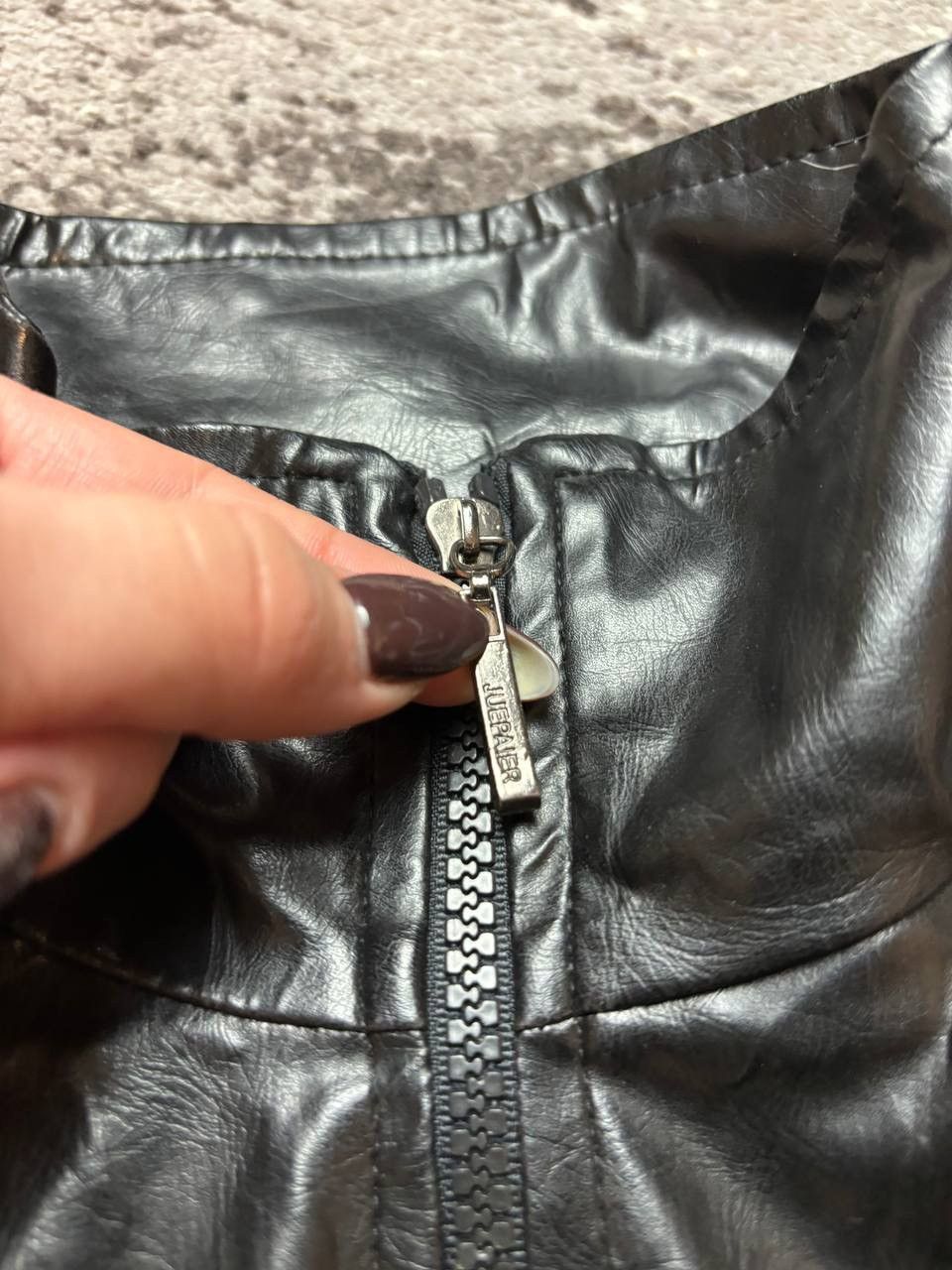 If Six Was Nine × Japanese Brand × Vintage Vintage Y2K Japan Lateks Leather Style Opium Owens Style Jac Size US S / EU 44-46 / 1 - 3 Thumbnail