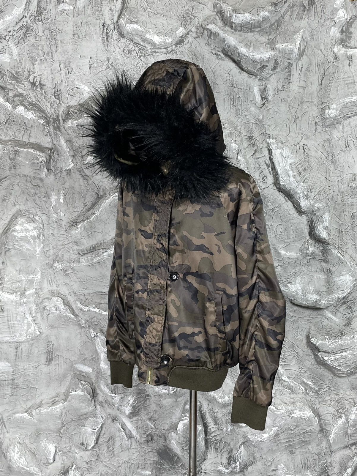 20471120 × If Six Was Nine Y2K Fur Camo Zip Jacket Japanese Hysteric Balenciaga Style Size US M / EU 48-50 / 2 - 1 Thumbnail