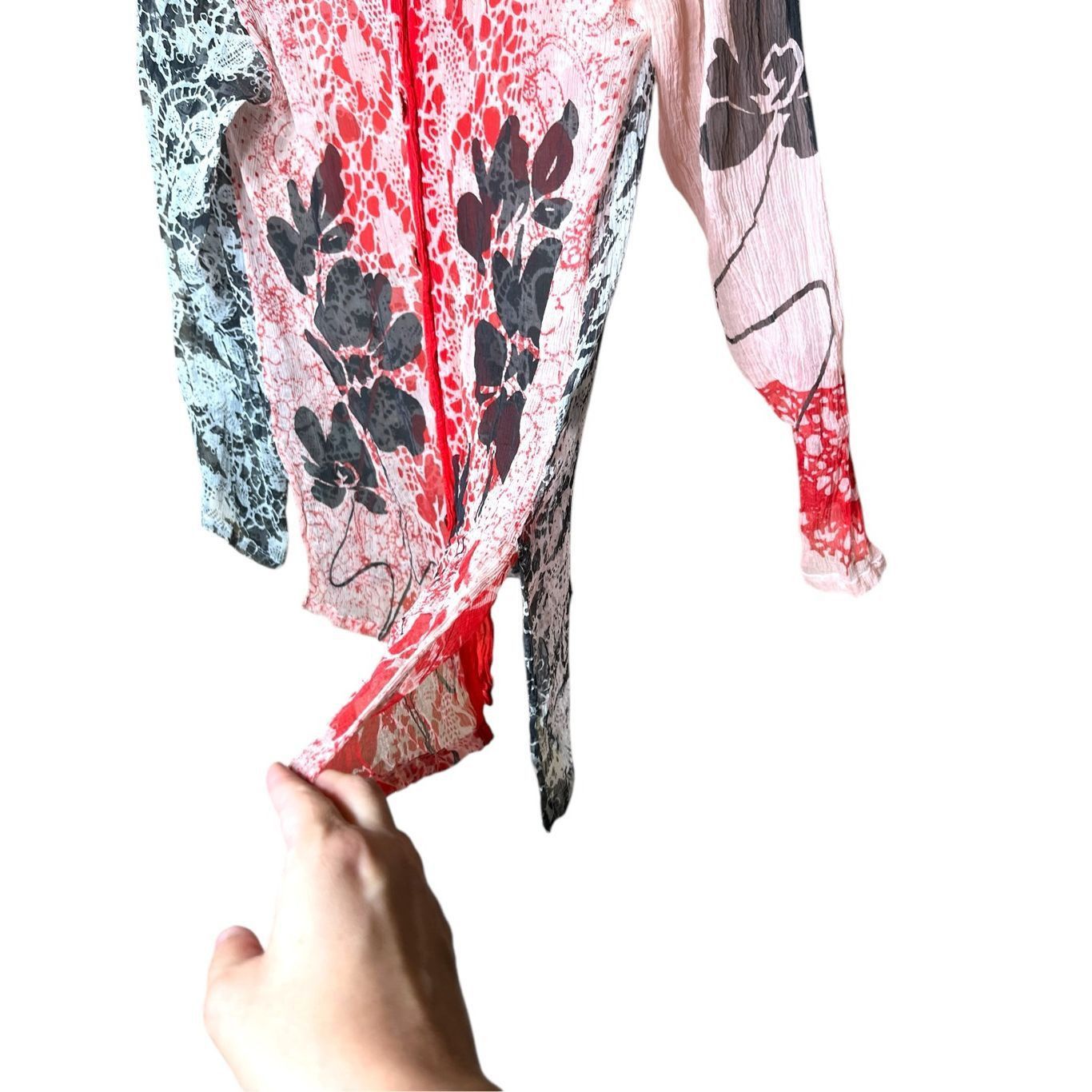 Other David Dart Women's 100% Silk Button Up Blouse/Shirt Size M Size M / US 6-8 / IT 42-44 - 5 Thumbnail
