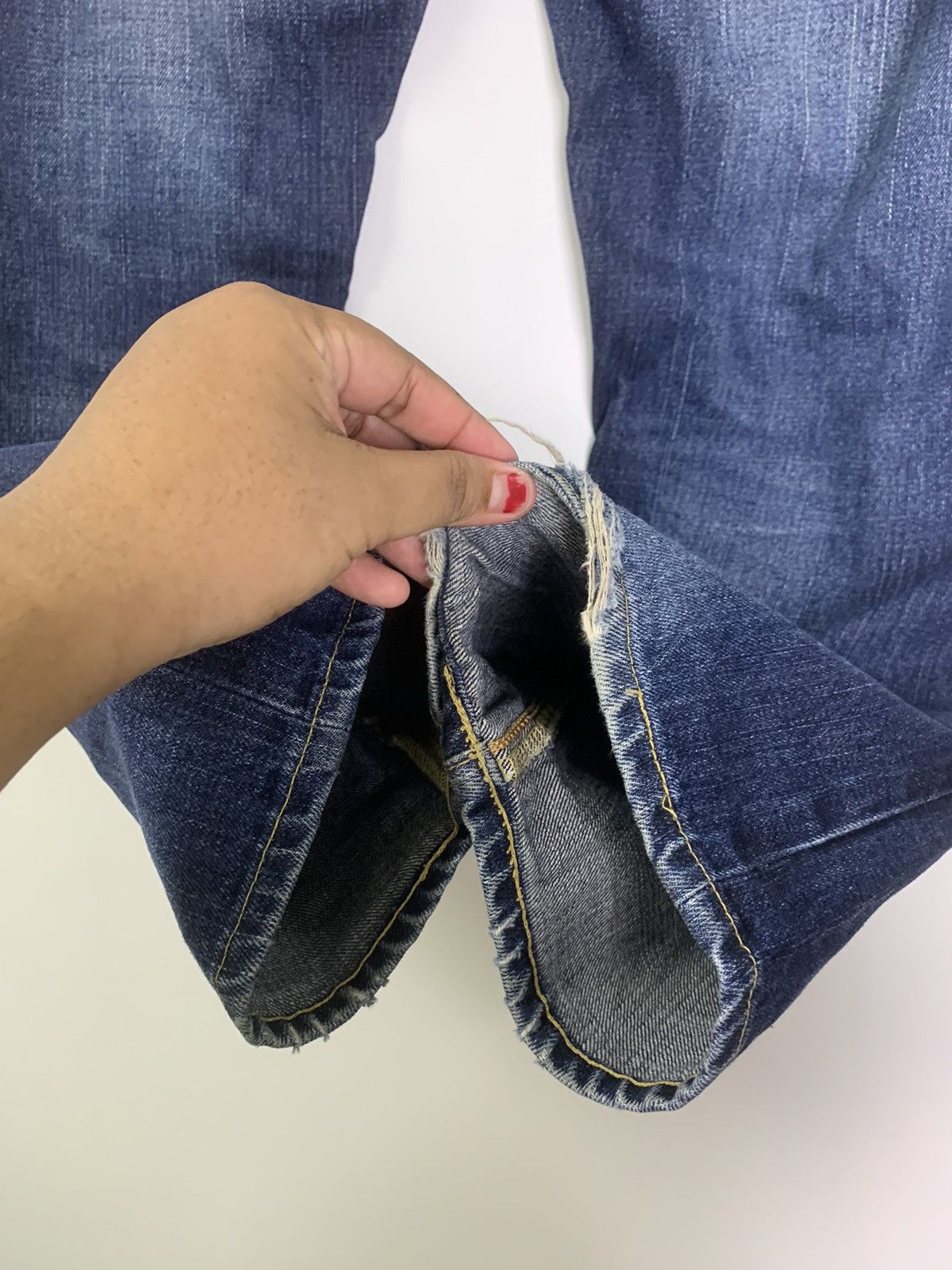 Edwin × Vintage Vintage Edwin distress jeans Size US 32 / EU 48 - 14 Thumbnail