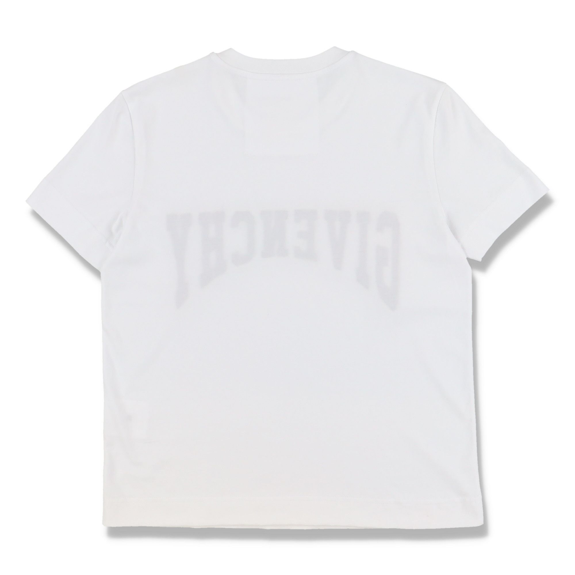Givenchy White Flocked College Logo T-shirt Size XS / US 0-2 / IT 36-38 - 8 Thumbnail
