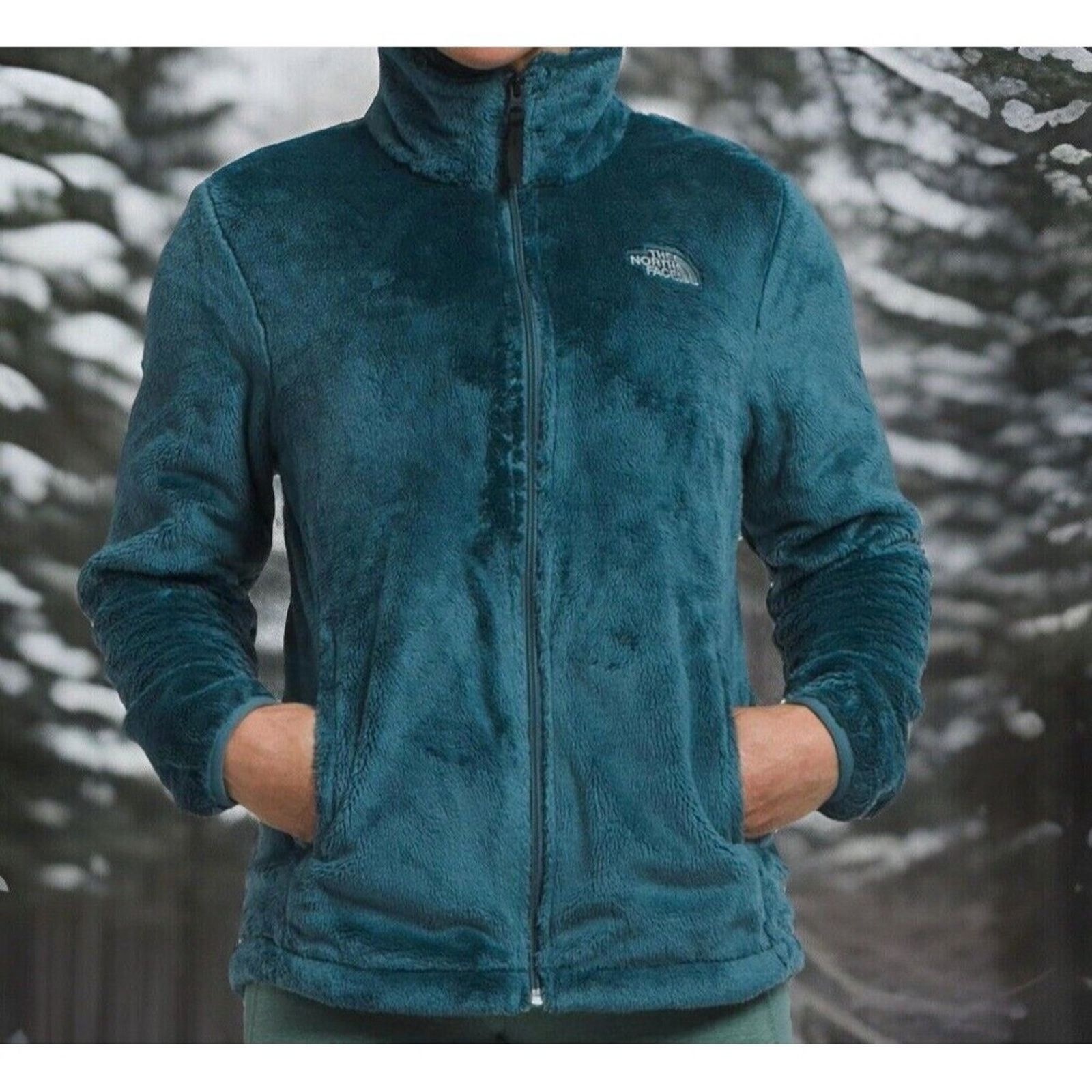 The North Face The North Face Circular Size M Osito Full Zip Jacket-Blue- Size M / US 6-8 / IT 42-44 - 3 Thumbnail