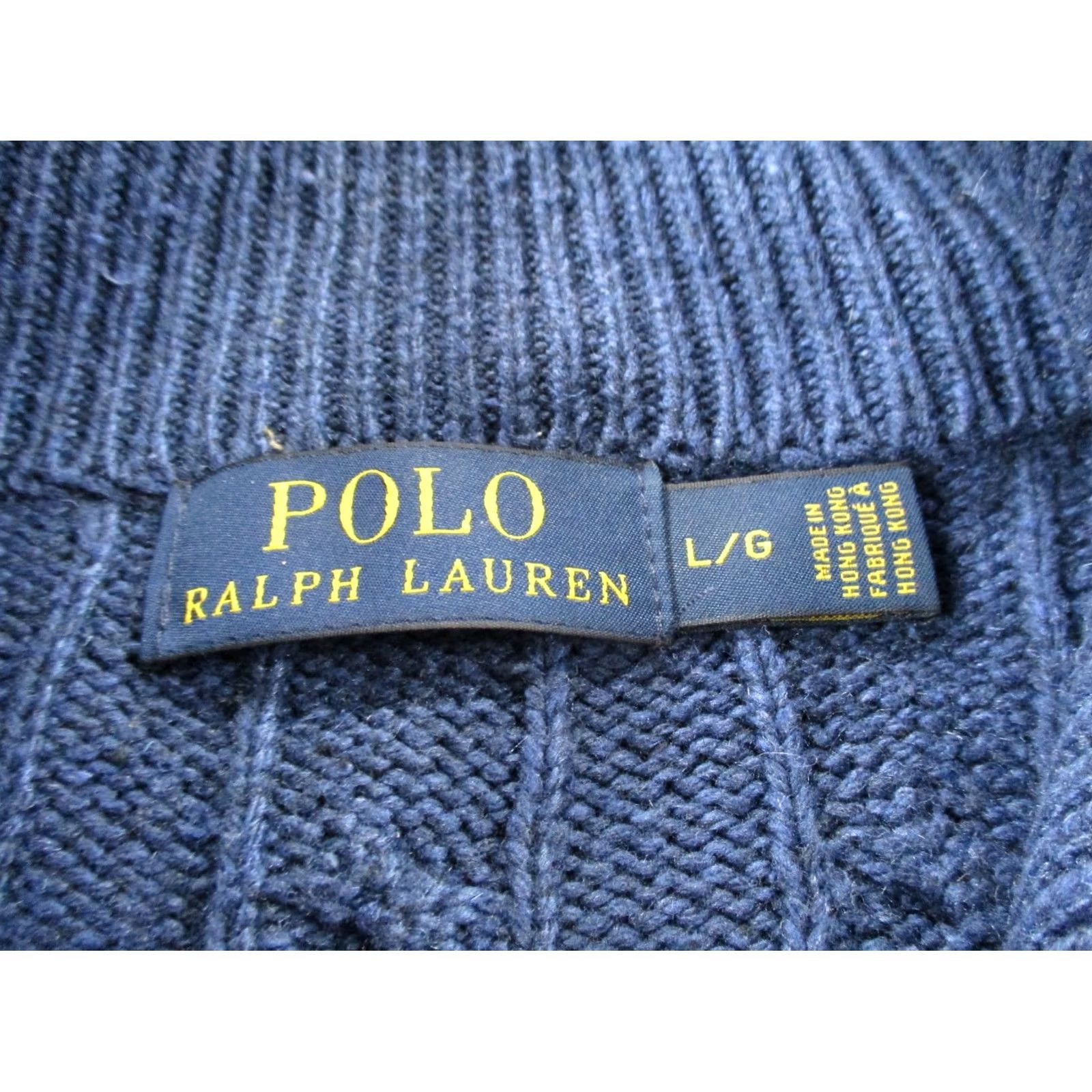 Polo Ralph Lauren VINTAGE Polo Ralph Lauren Sweater Mens L Blue Silk Golf Navy Pullover Preppy Jacket Size US L / EU 52-54 / 3 - 7 Thumbnail