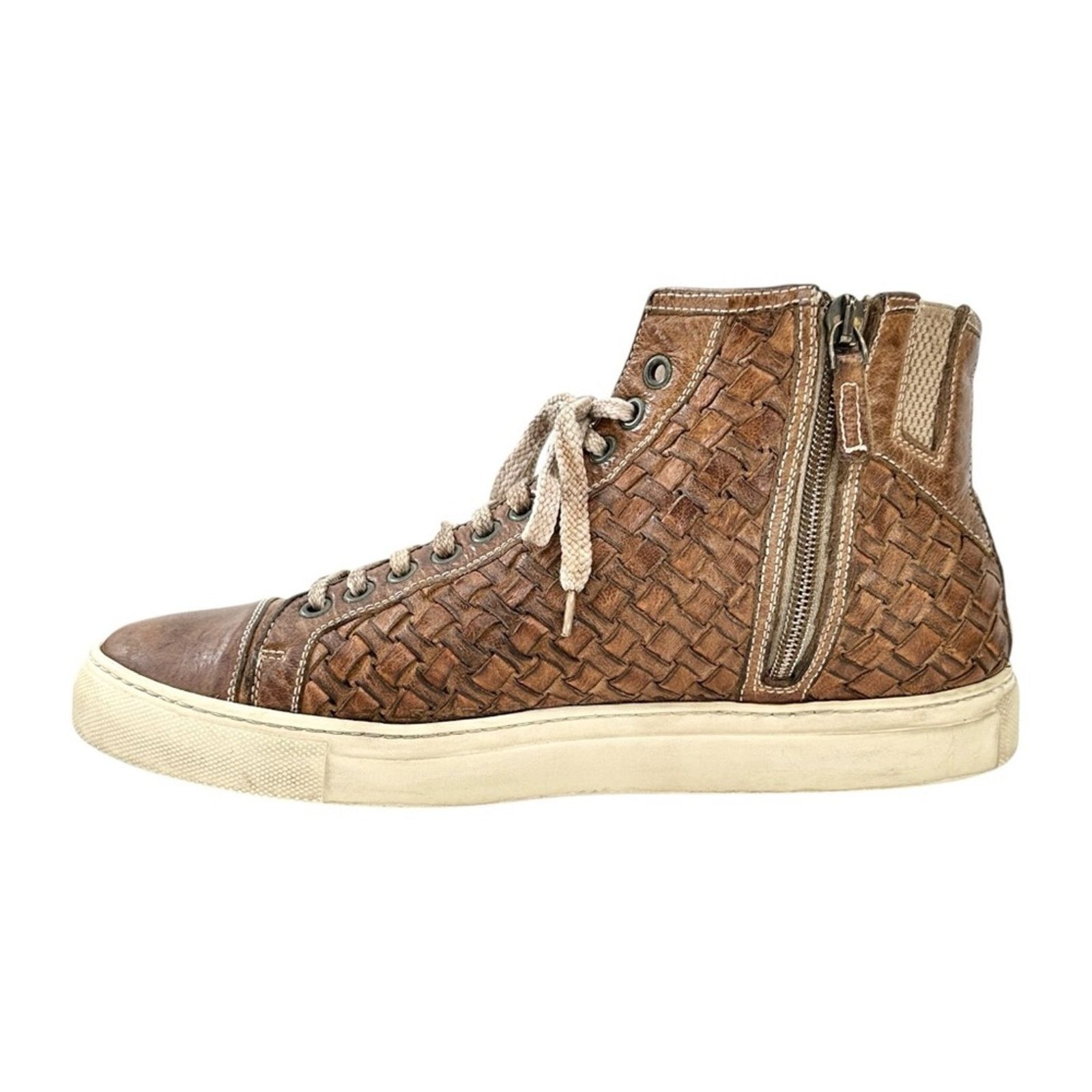 Other Calzoleria Toscana Dip-Dyed Woven High Top - Leather Shoes Size US 9.5 / EU 42-43 - 7 Thumbnail