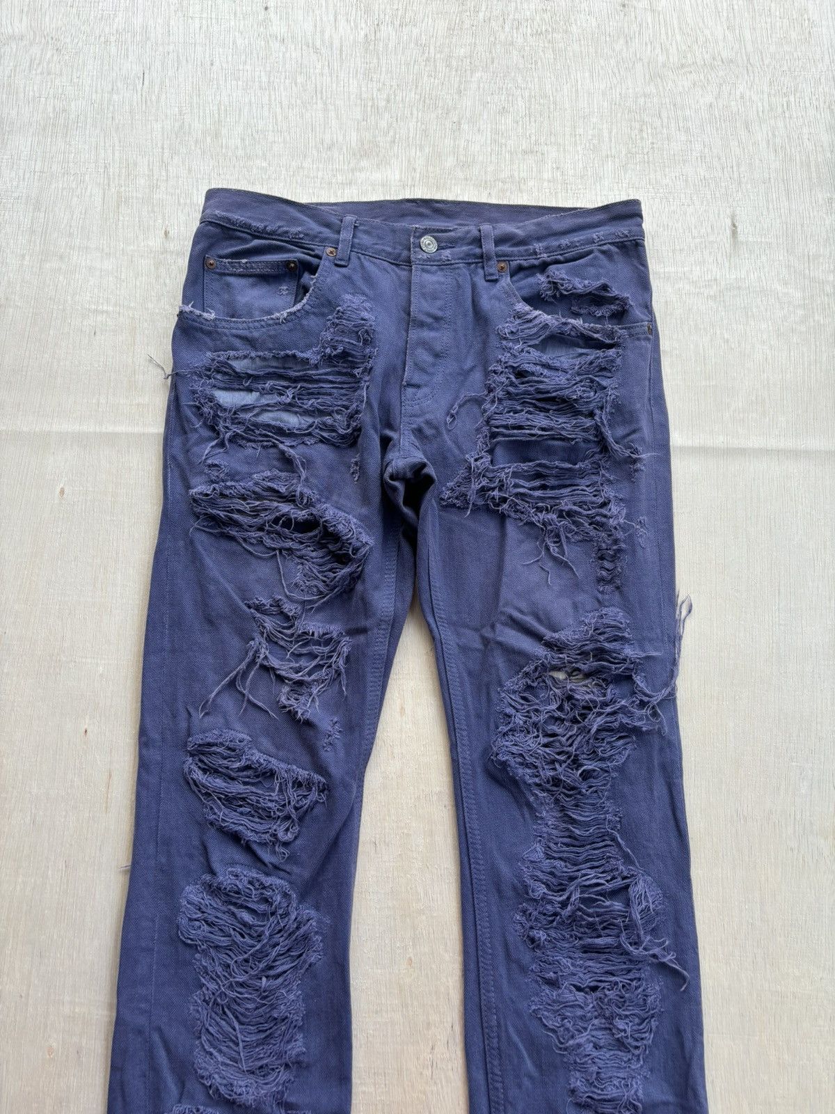 If Six Was Nine × Japanese Brand Vintage Distressed RNA Undercover Style Pants Size US 31 - 4 Thumbnail