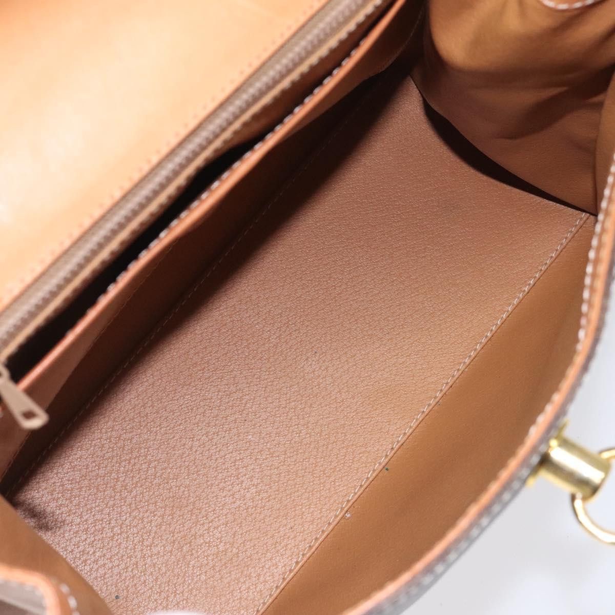Celine CELINE Macadam Canvas Hand Bag Pvc Brown Gold Size ONE SIZE - 10 Thumbnail