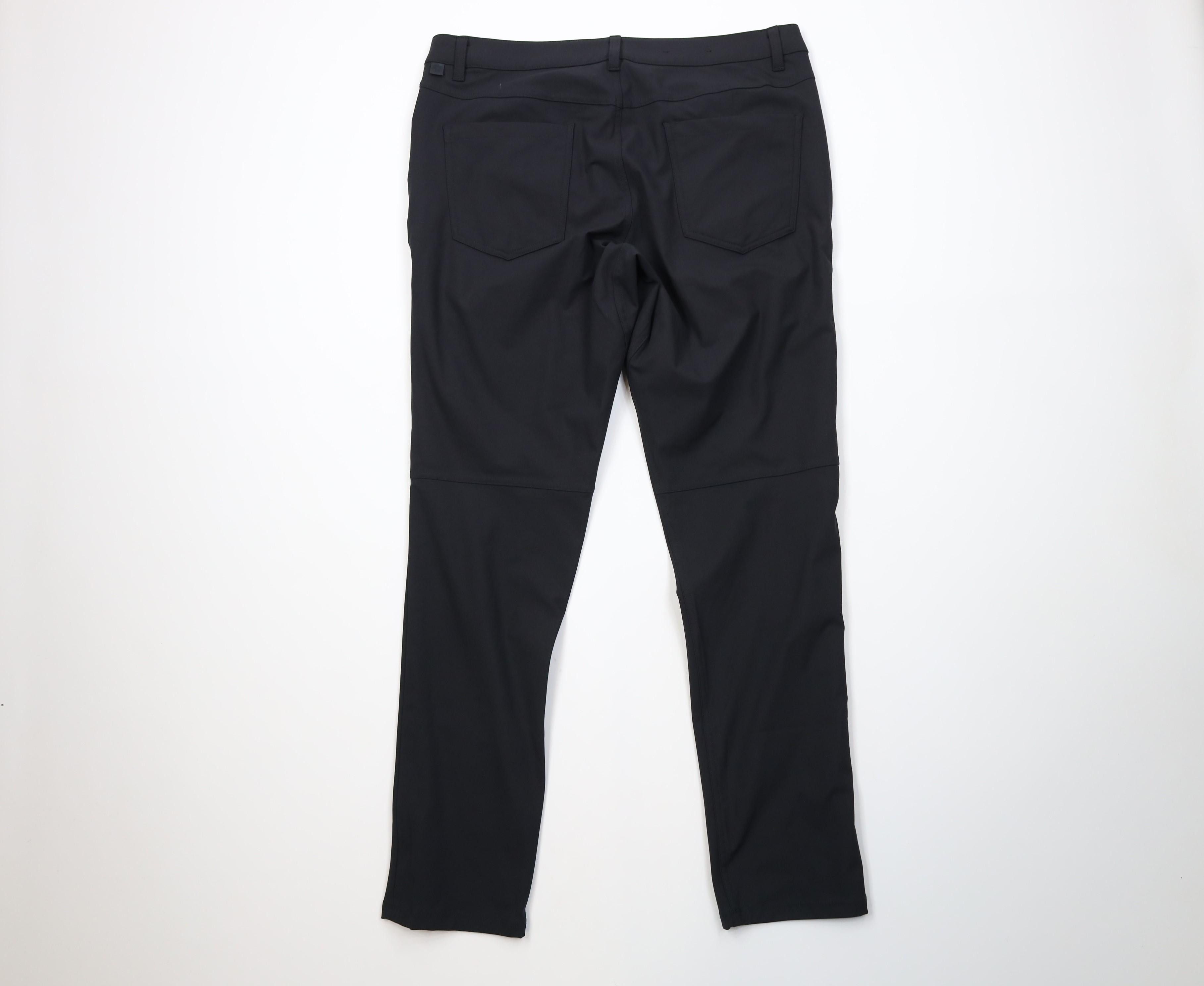 Lululemon Lululemon ABC Stretch Straight Leg Chinos Chino Pants Black Size US 34 / EU 50 - 8 Thumbnail