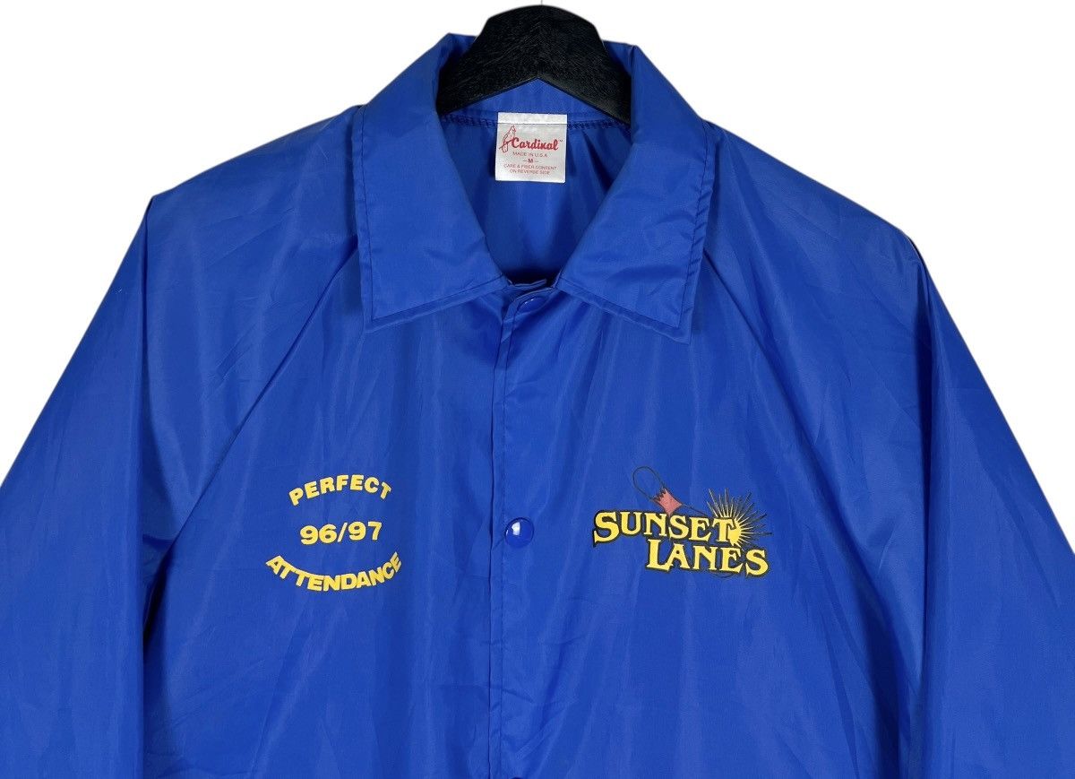 Vintage 90s Vintage Sunset Lanes Bowling Coach Jacket Size US M / EU 48-50 / 2 - 5 Thumbnail
