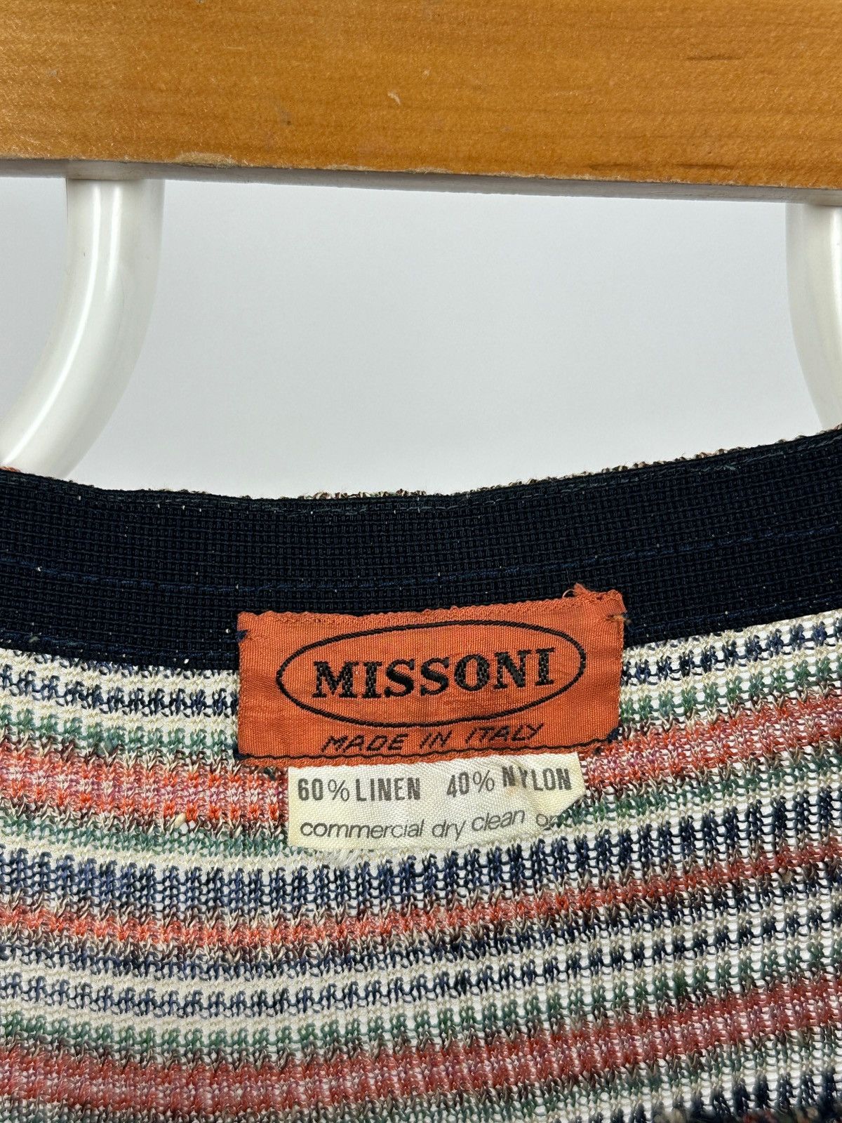 Missoni 90s Vintage Missoni Zigzag Crochet Knit A-Line Midi Skirt Size 28" / US 6 / IT 42 - 20 Thumbnail