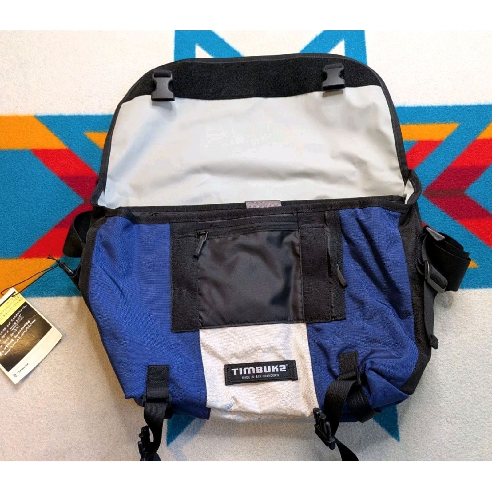 Vintage TIMBUK2 Pretty Little Liars Messenger Bag School Laptop Shoulder Strap Blue Travel NWT Size ONE SIZE - 6 Thumbnail