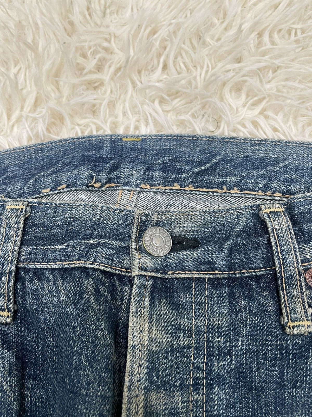 OMNIGOD Bind Offer‼️Vintage Omnigod Selvedge Rusty Denim (24-093) Size US 31 - 8 Thumbnail