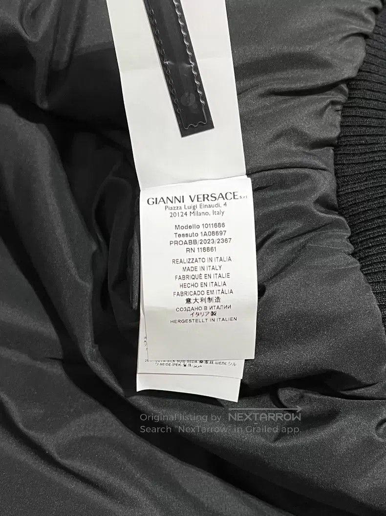 Versace Versace Polka dot insect stand-up collar padded jacket Size XS / US 0-2 / IT 36-38 - 8 Thumbnail