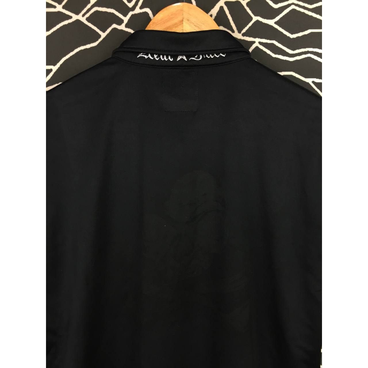 Vintage Real Face Mono Skulls Graphic Streetwear Polo Tee Size US M / EU 48-50 / 2 - 8 Thumbnail