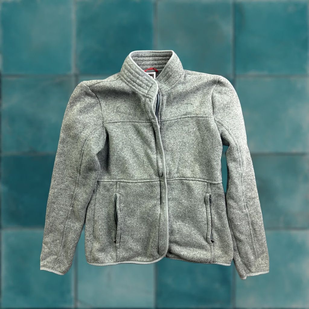 The North Face The North Face Womens Fleece Jacket M Gray Full Zip Pockets Collared Size M / US 6-8 / IT 42-44 - 1 Thumbnail