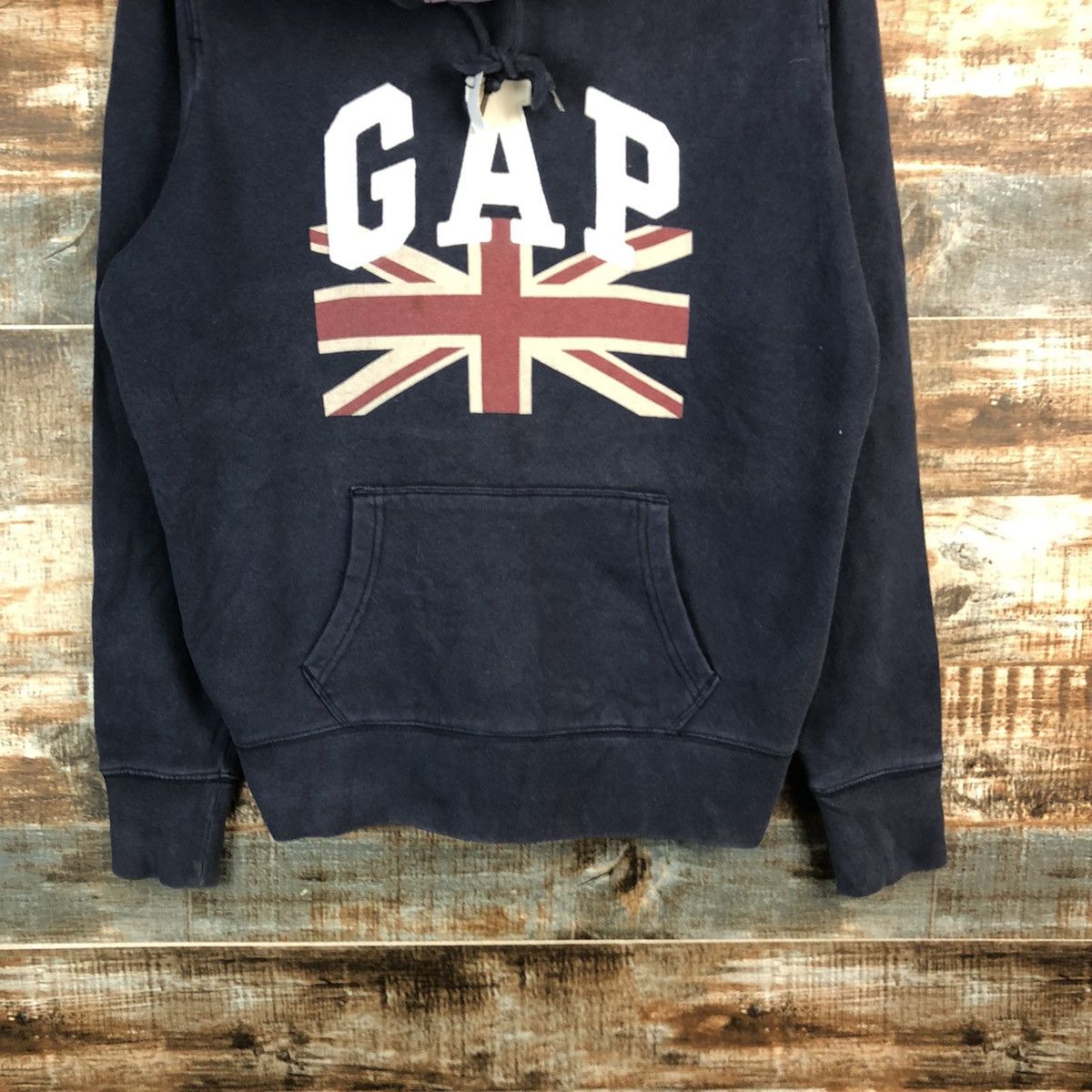 Gap Gap Britain Dark Blue faded Hoodie #A2300 Size US M / EU 48-50 / 2 - 6 Thumbnail