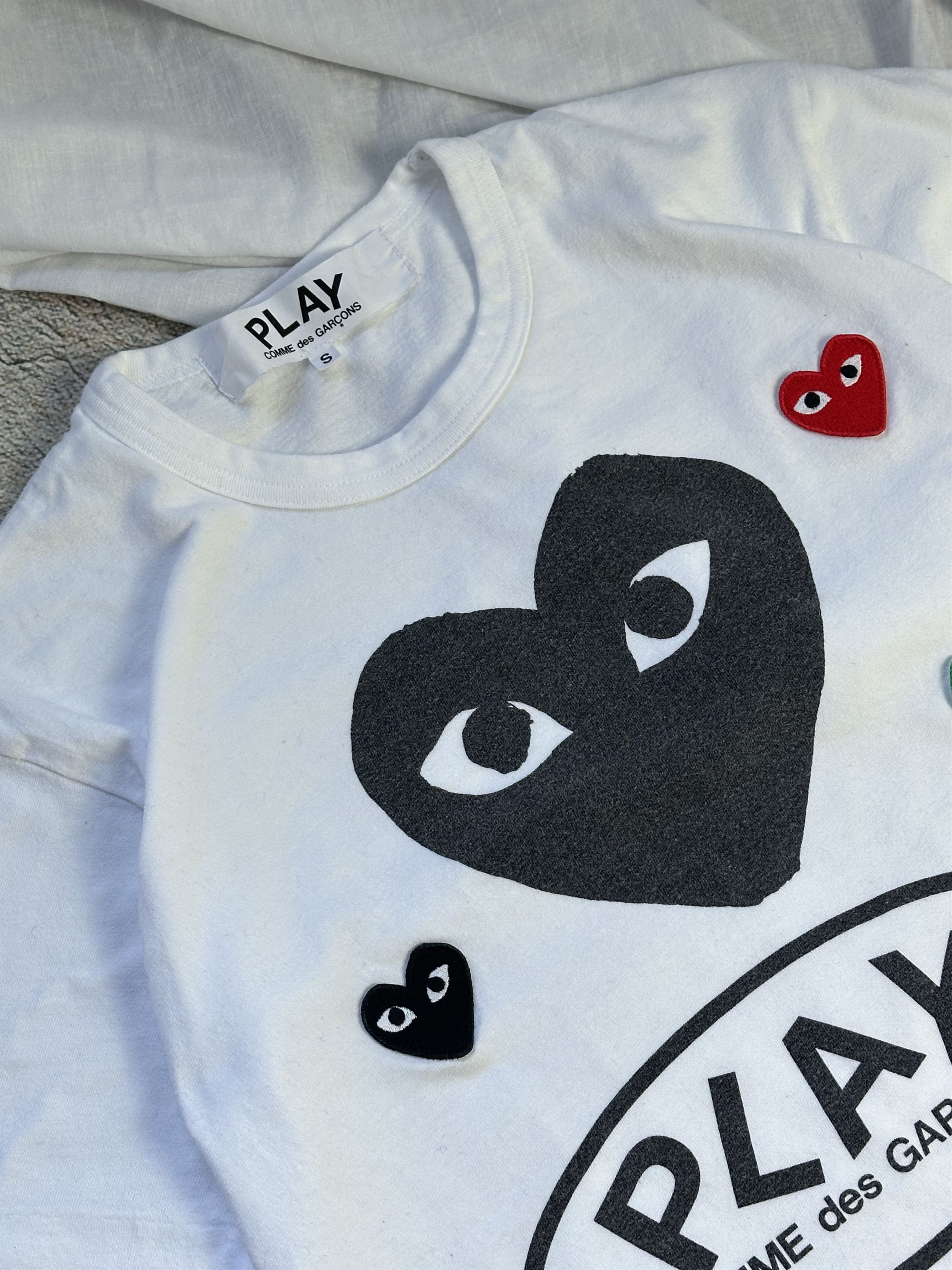 Comme des Garcons × Japanese Brand × Vintage Comme Des Garcons tshirt multi logo Size S / US 4 / IT 40 - 5 Thumbnail