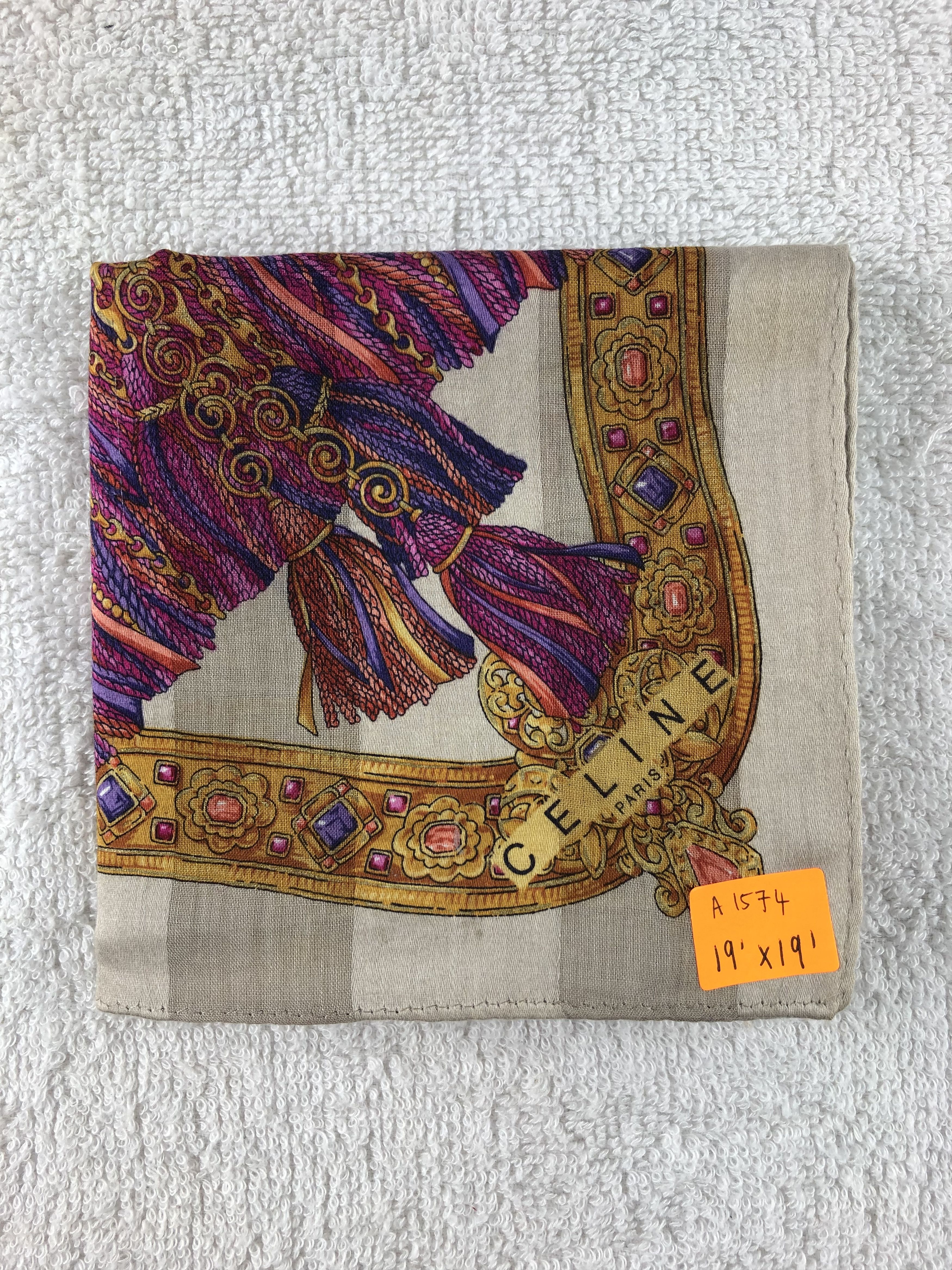 Celine Celine Handkerchief / Bandana / Neckerchief Size ONE SIZE - 6 Thumbnail