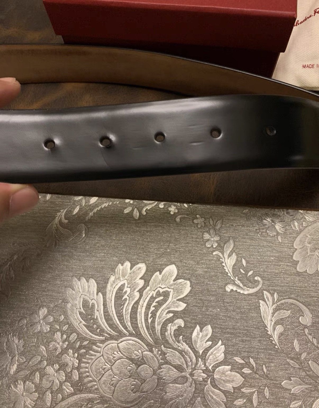 Salvatore Ferragamo Ferragamo Men's Belt K16 Size ONE SIZE - 7 Thumbnail