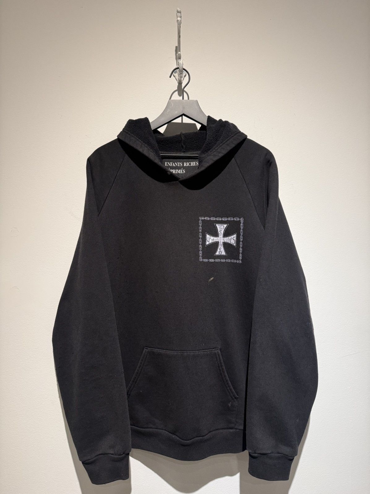 Enfants Riches Deprimes IRON CROSS HOODIE Size US XL / EU 56 / 4 - 1 Thumbnail
