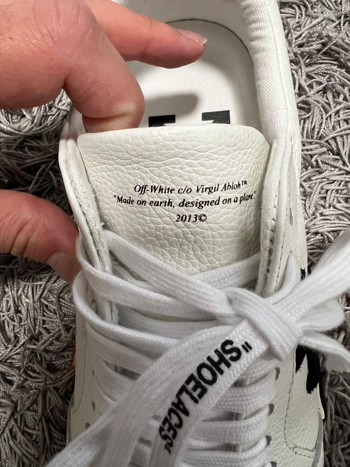 Off-White Off white Vulc low leather sneakers Size US 7.5 / EU 40-41 - 11 Thumbnail