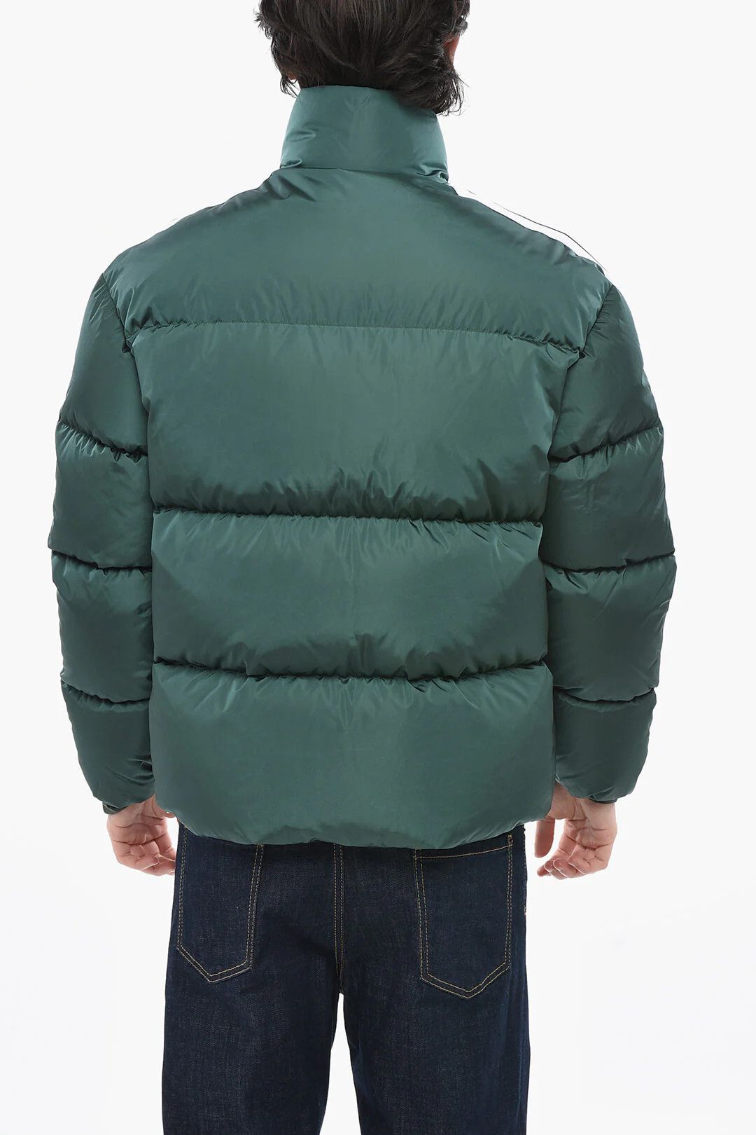 Palm Angels og1mm0326 Nylon Puffer Jacket in Green Size US XS / EU 42 / 0 - 2 Thumbnail