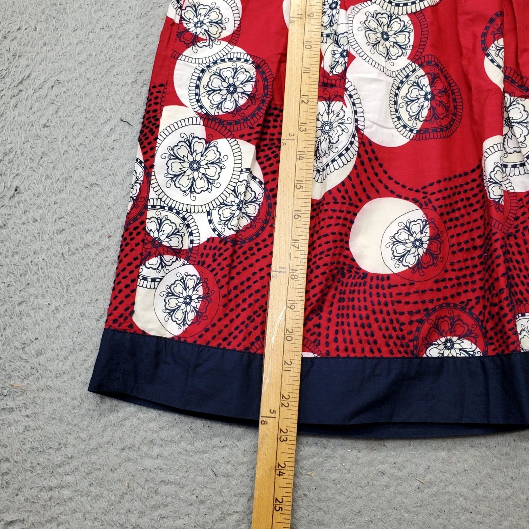 Talbots Talbots A-Line Skirt Women Petites 12W Multi Floral Elastic Waist Lined Side Zip Shirt Womens Skirt 12W Multicolor Spring Summer Shorts? Size 34" / US 12 / IT 48 - 3 Thumbnail