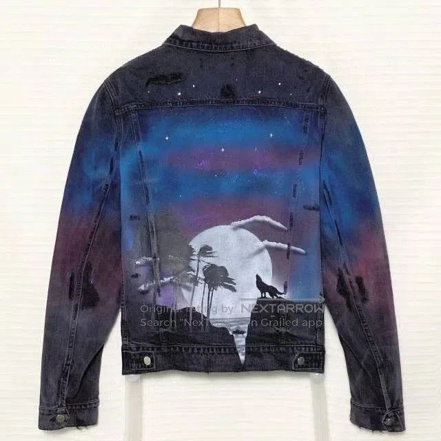 Amiri Amiri Starry Wolf Denim Jacket. Size US XL / EU 56 / 4 - 2 Thumbnail