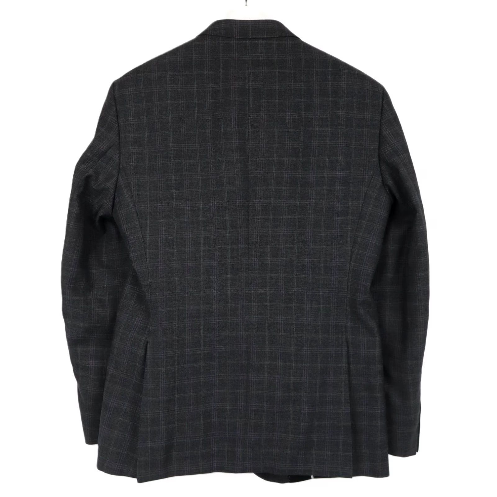 J.Lindeberg J.LINDEBERG Blazer Men's EU 50R Wool Blend Grey Single-Breasted Check Size 50R - 2 Thumbnail