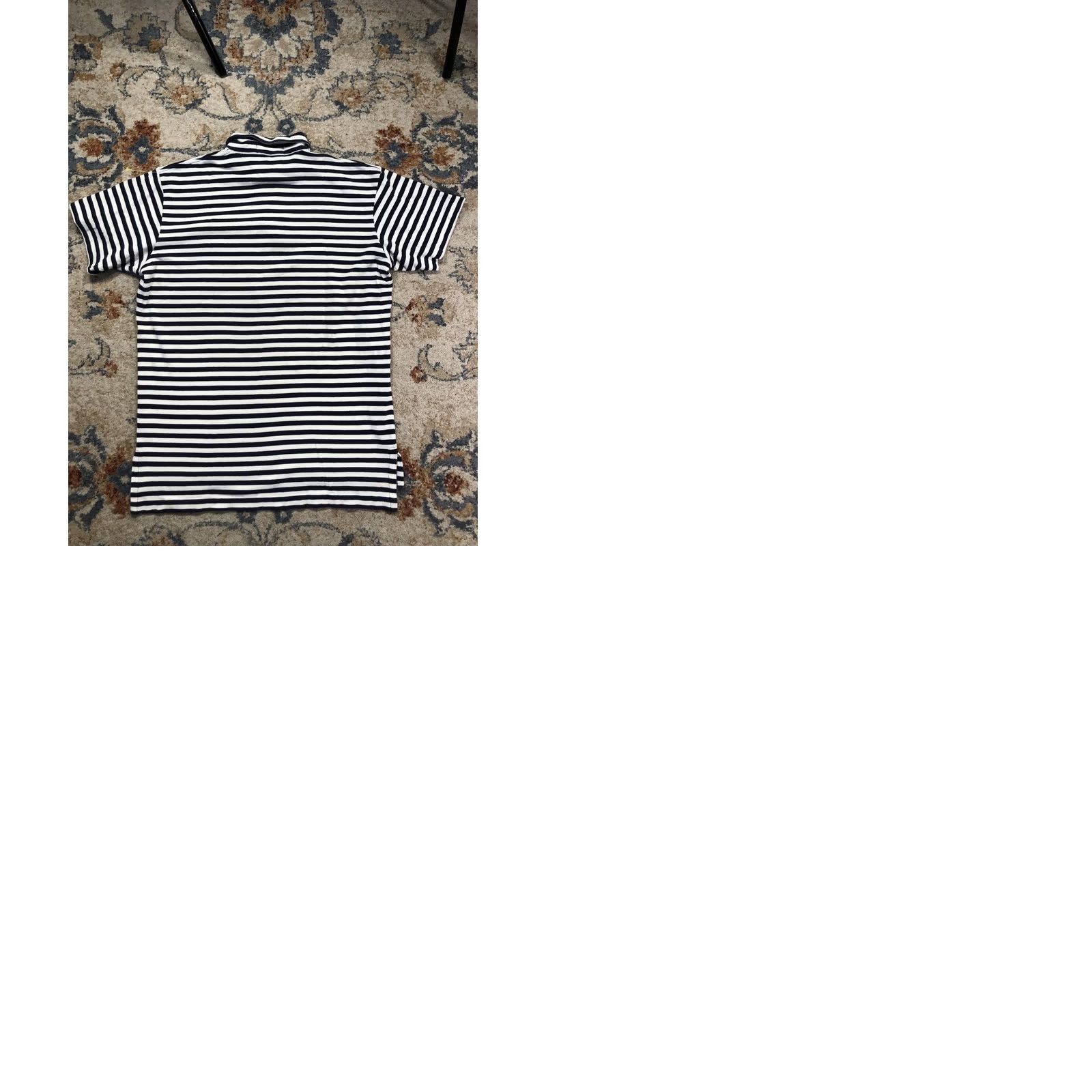 Polo Ralph Lauren Polo by Ralph Lauren Polo Shirt Mens M Blue White Stripe Pocket Nautical Shirt Size US M / EU 48-50 / 2 - 9 Thumbnail