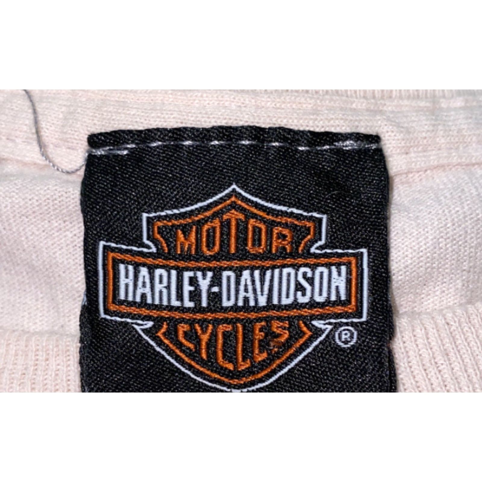 Harley Davidson Harley-Davidson T-Shirt Pink Mens Short Sleeve Graphic 23 In Armpit L Regular Cotton? Vintage No Size US L / EU 52-54 / 3 - 5 Thumbnail