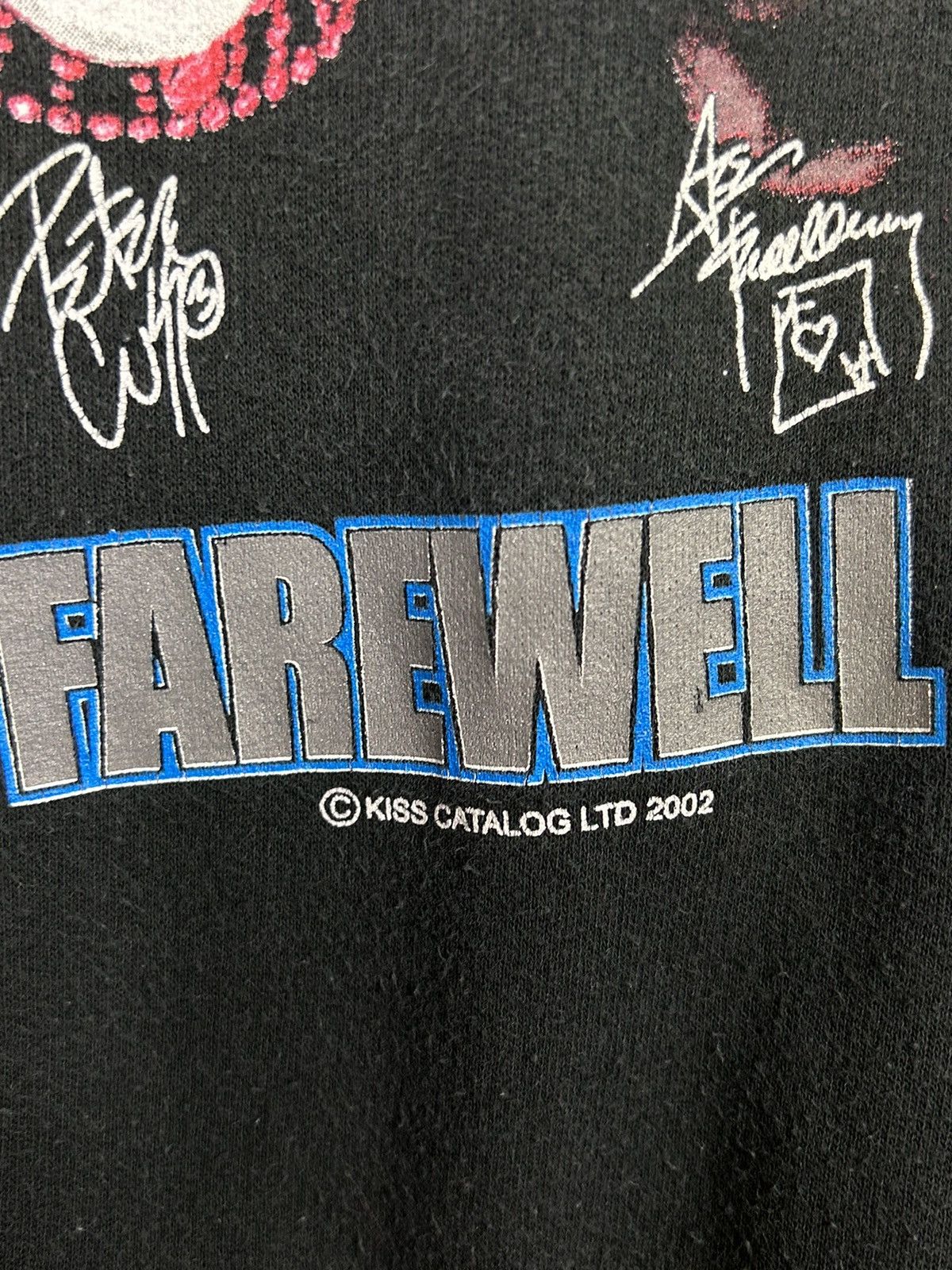 Band Tees 00s Vintage Kiss 2002 The Farawell Tour Faded Hoodie Size XS / US 0-2 / IT 36-38 - 3 Thumbnail