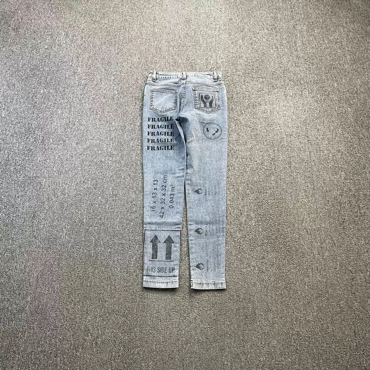 Moschino MOSCHINO Graffiti Jeans Size US 36 / EU 52 - 2 Thumbnail