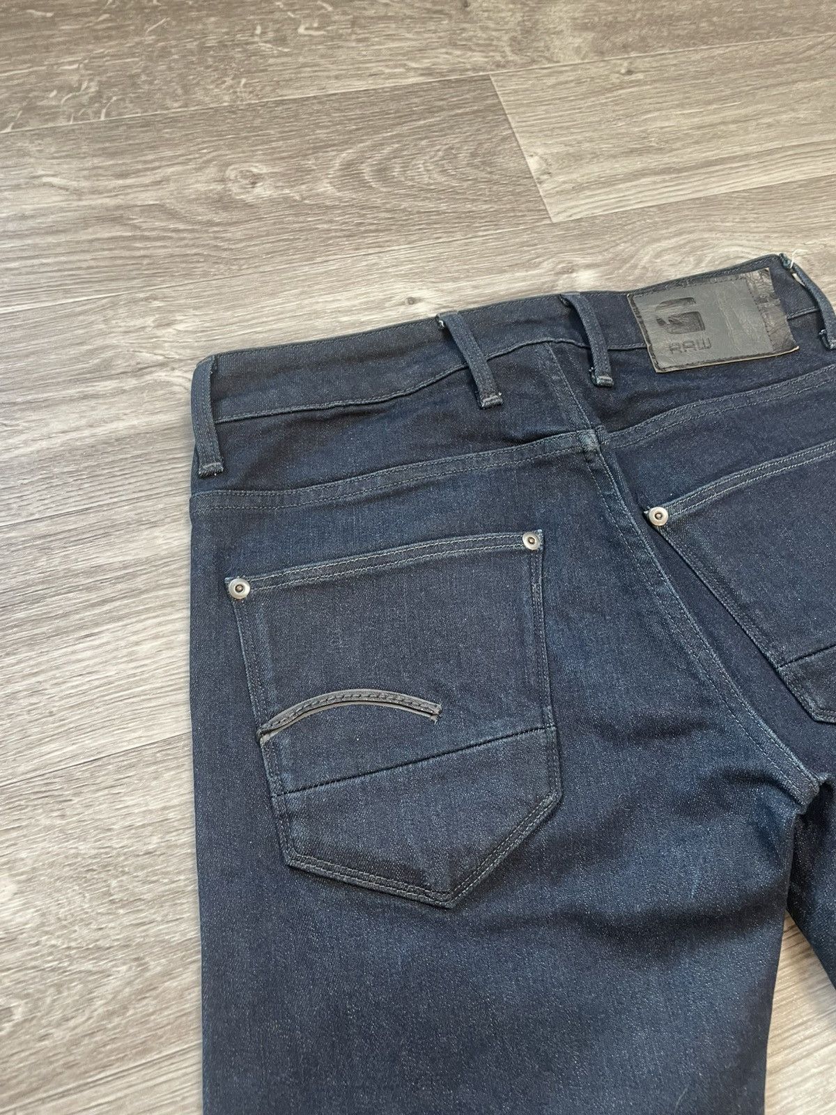 G-Star 29/34 Vintage G-Star Defend Straight Blue Denim Jeans Size US 29 - 16 Thumbnail