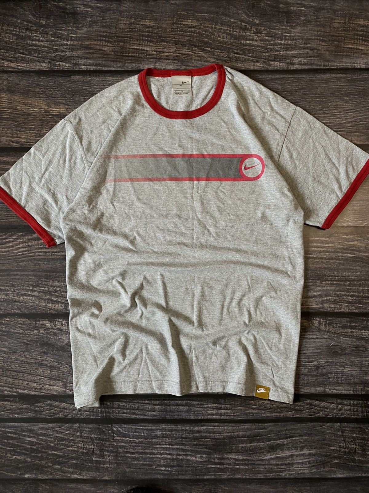 Vintage Nike vintage 90s t-shirt exclusive logo swoosh Size US XL / EU 56 / 4 - 1 Thumbnail