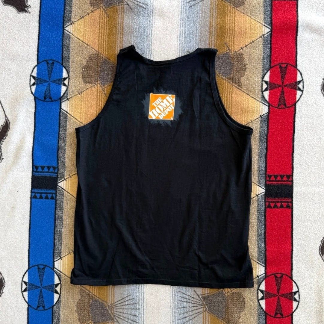 Chase Authentics VINTAGE Tony Stewart Home Depot NASCAR Tank Top Shirt L Men Black 90s Cars Sports Shirt Mens Tank Top Size US L / EU 52-54 / 3 - 2 Thumbnail