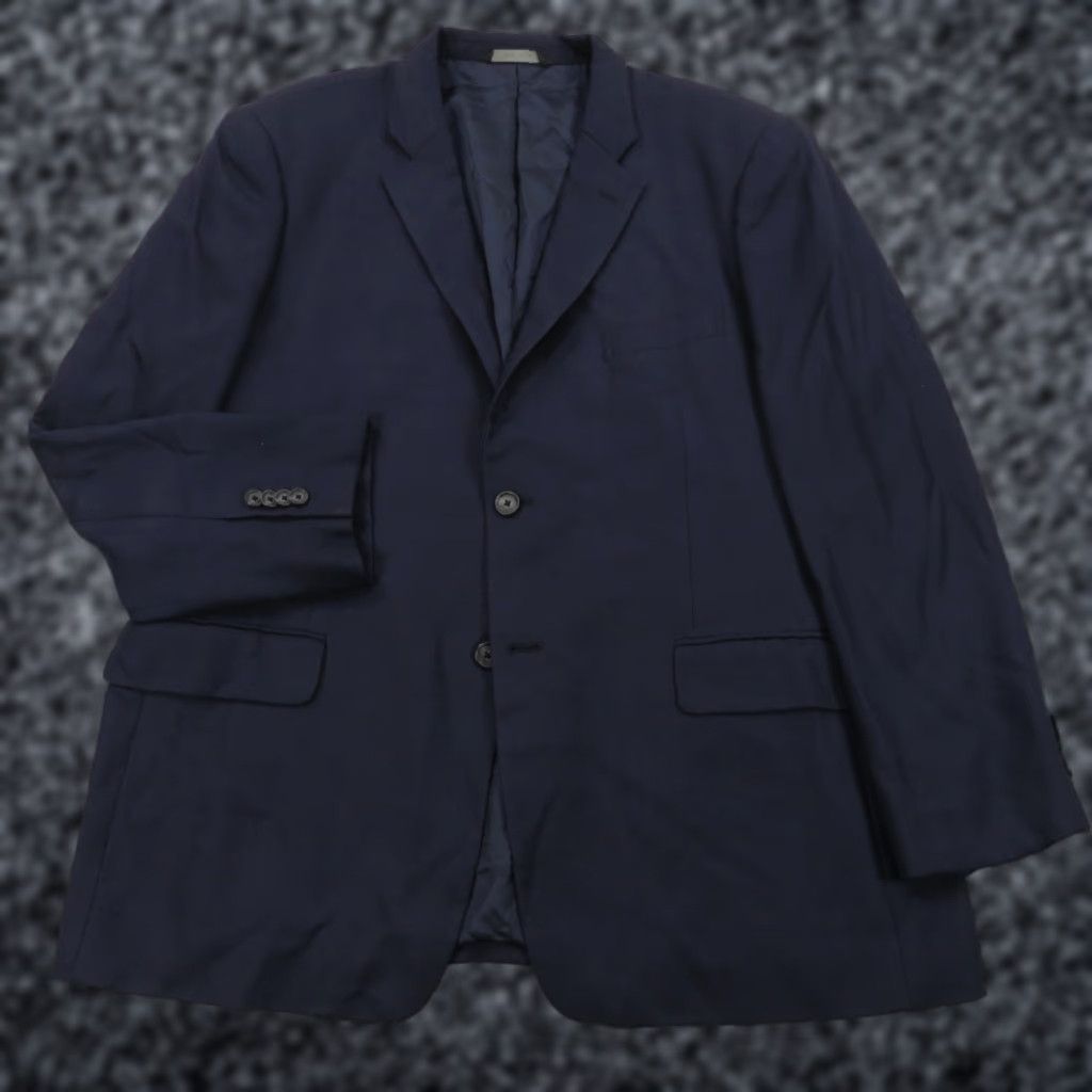 John W Nordstrom Loro Piana Blazer 46R 100% Cashmere Navy Jacket Coat Signature Men Blazer Jacket Navy 46 R Cashmere Formal Business Wedding - Mens