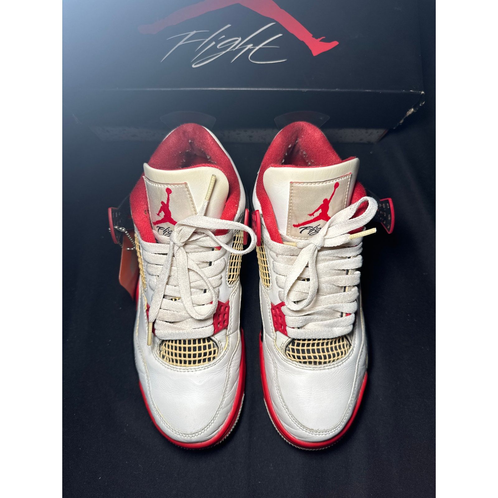 Jordan Brand × Nike Size 8 - Nike Air Jordan 4 Retro OG Fire Red 2020 Men' Shoes Size US 8 / EU 41 - 4 Thumbnail