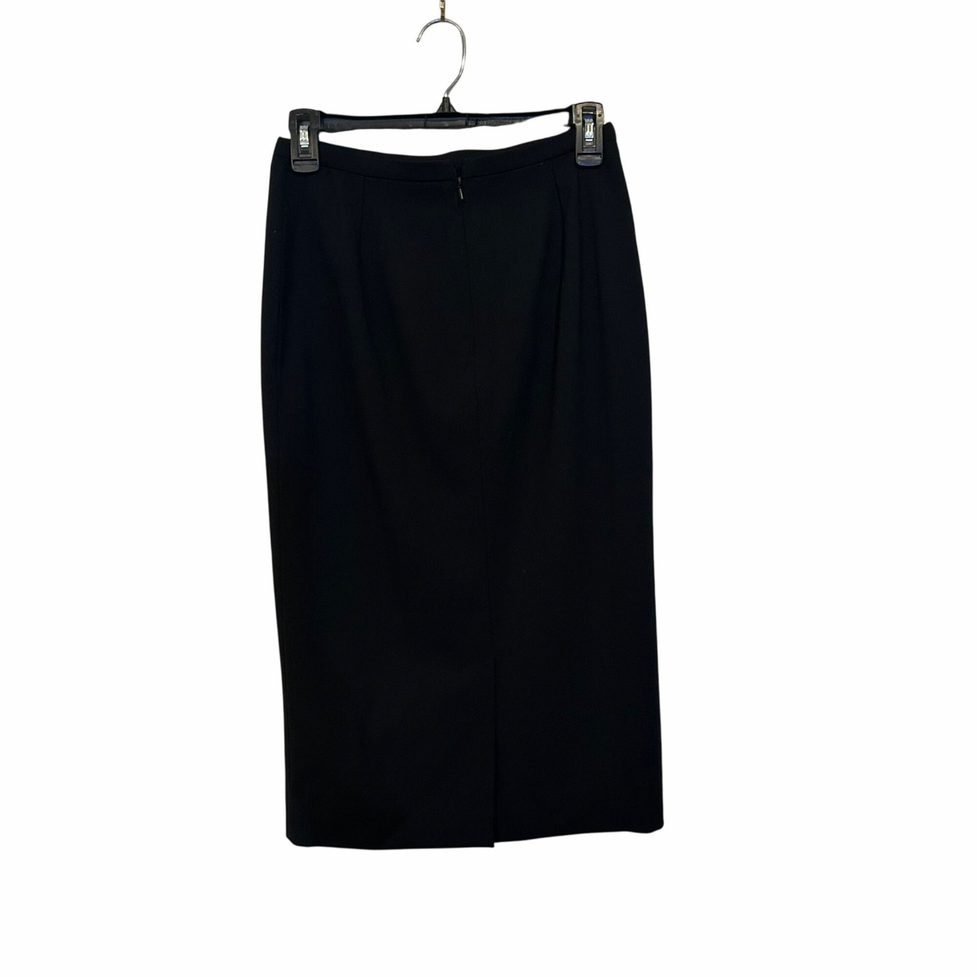 Max Mara ✨MaxMara Size 6 Women's Black midi pencil Skirt✨ Size 28" / US 6 / IT 42 - 2 Thumbnail